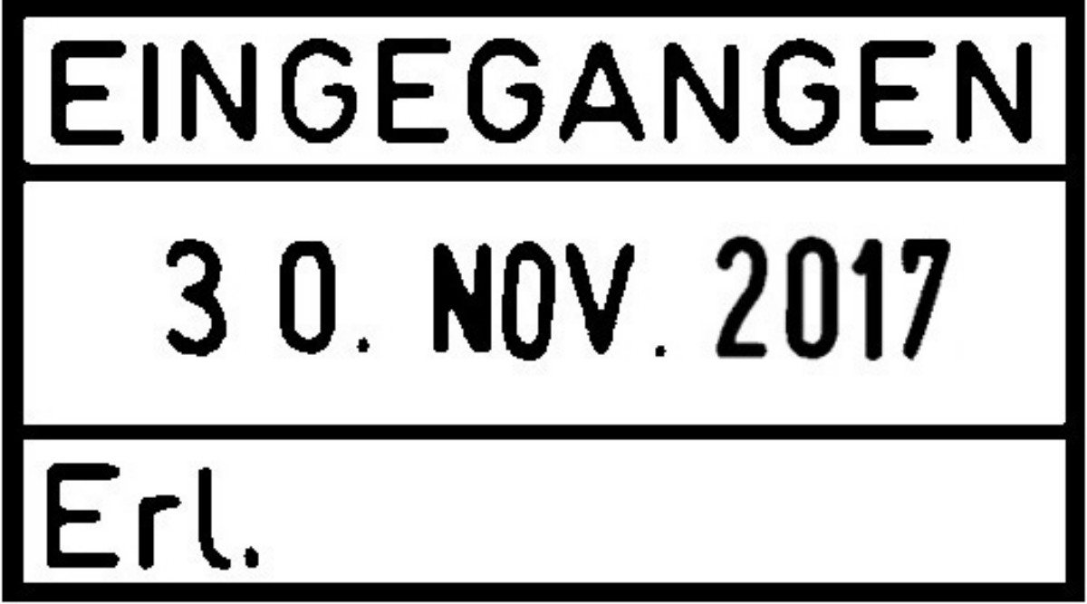 Thumbnail - TRODAT Stempel Datumstempel mit Textplatte Eingegangen 2910/B4.