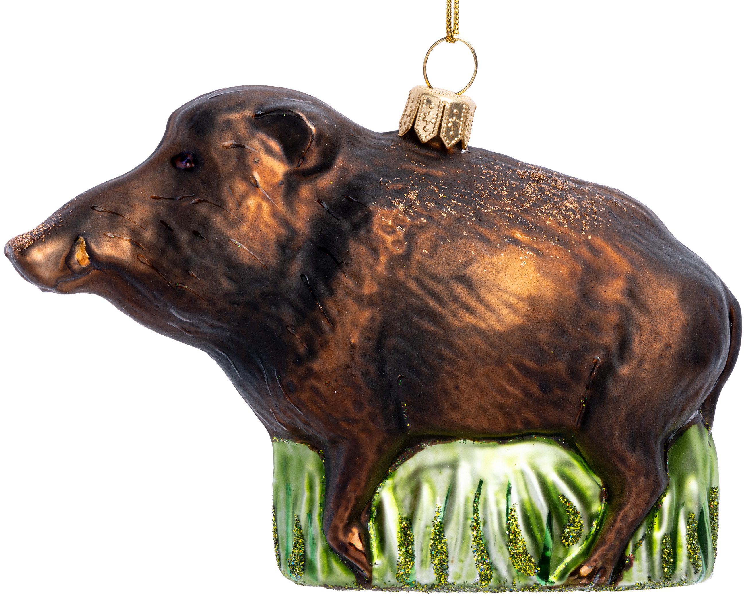 SIKORA Christbaumschmuck Wildschwein Besondere Weihnachtskugel Glas Figur A günstig online kaufen
