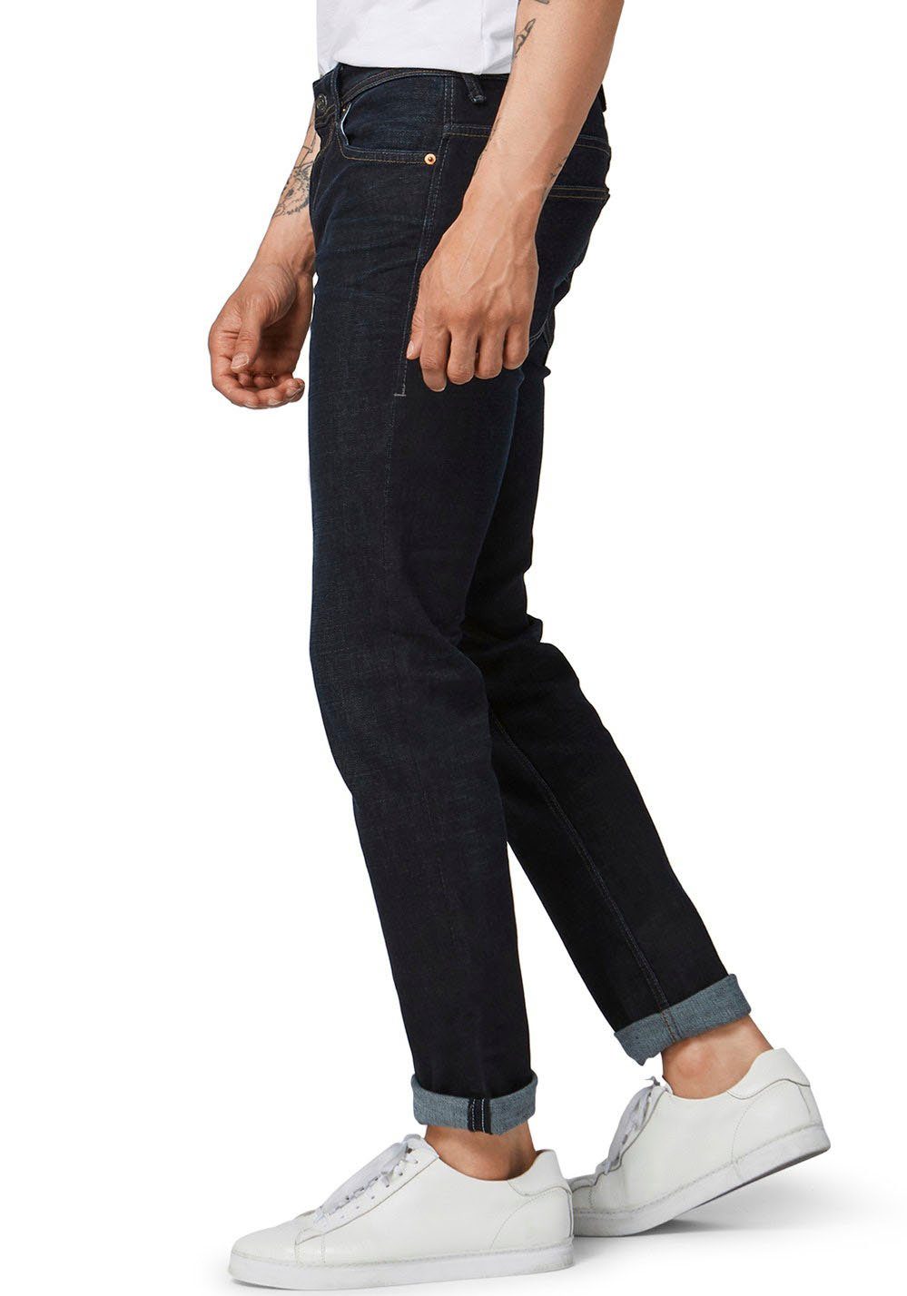 dark blue Denim TAILOR TOM AEDAN Straight-Jeans