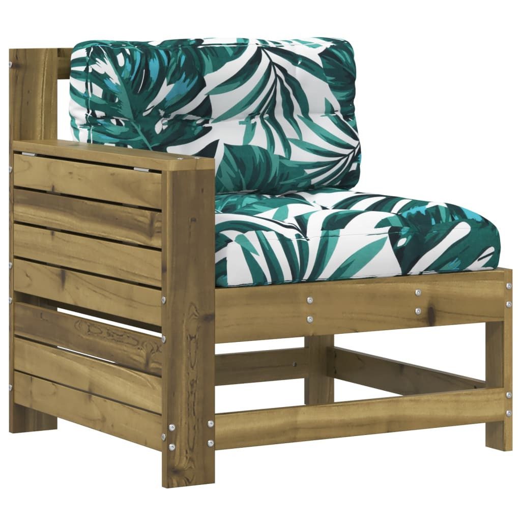 vidaXL Sofaelement Gartensofa mit Armlehne und günstig online kaufen