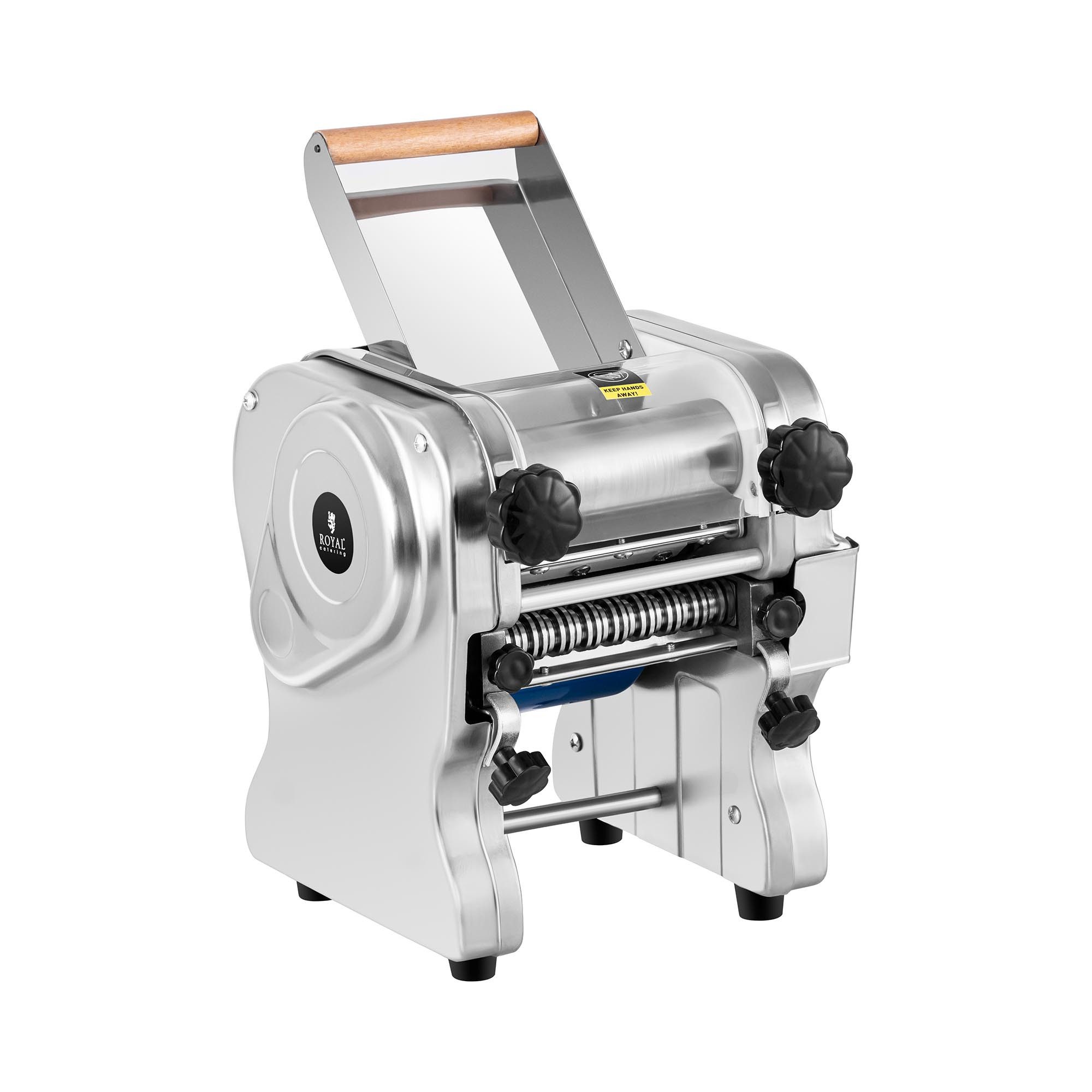 Royal Catering Nudelmaschine Nudelmaschine elektrisch Pastamaker 16 cm Pastamaschine 1 - 14 mm, 450 W