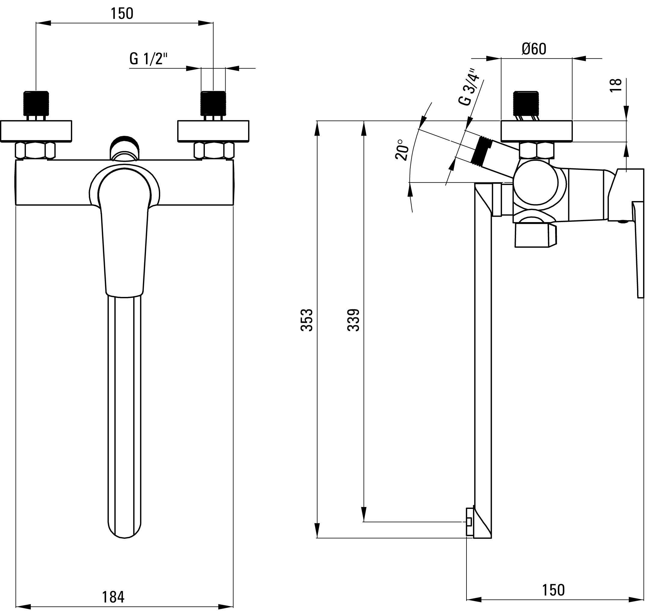 Deante Spültischarmatur TUBO mit langen Auslauf und Brauseanschluss Küche B günstig online kaufen