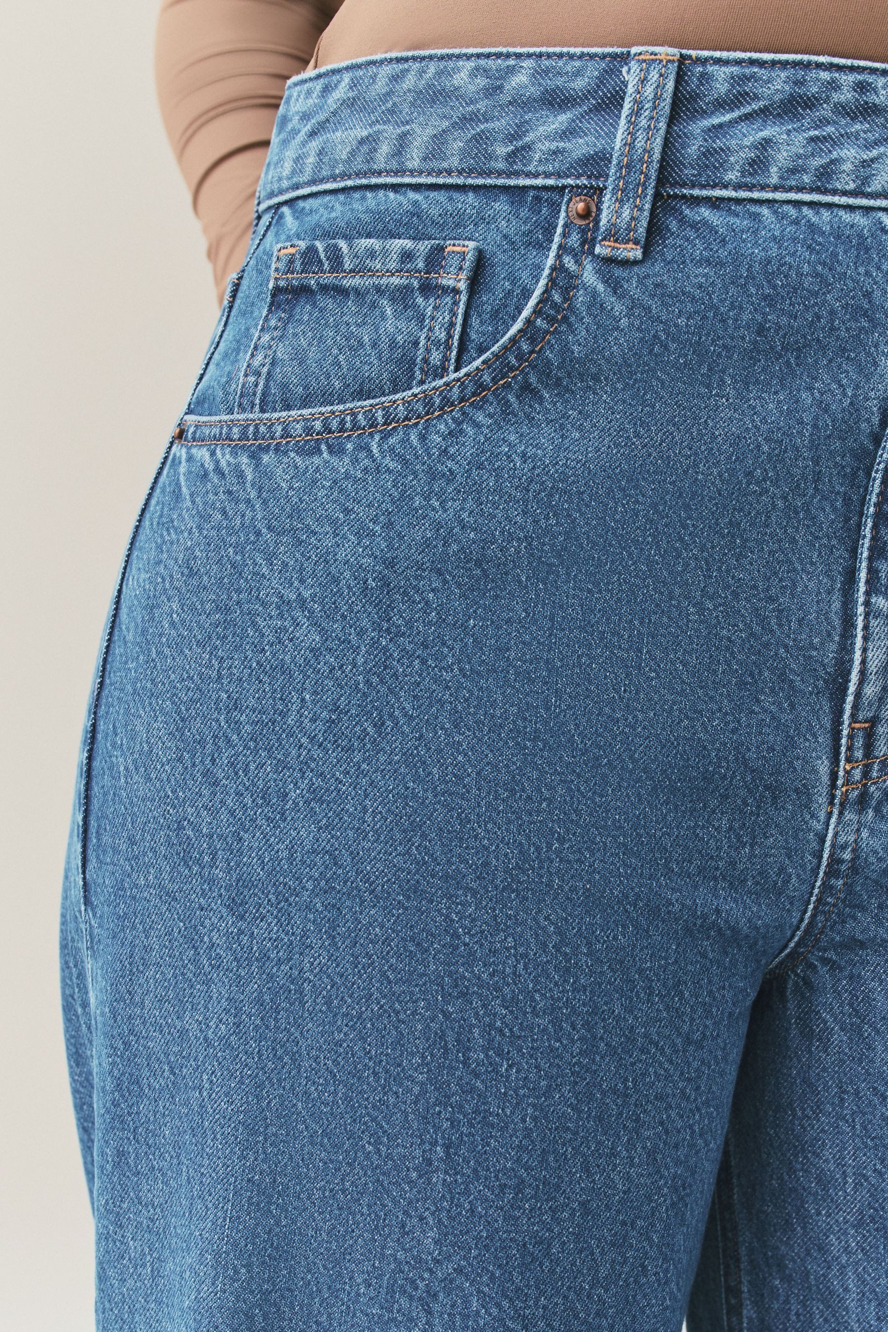Next Weite Jeans Hourglass Jeans mit weitem Bein (1-tlg)