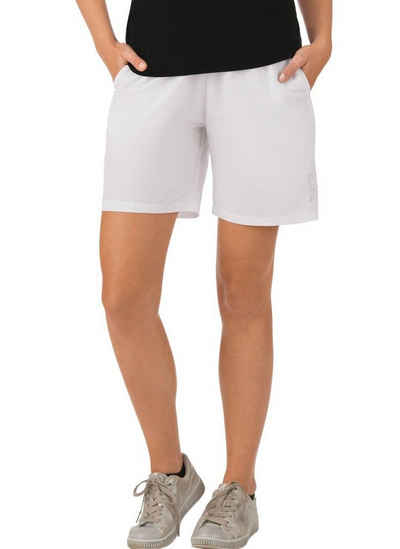 Trigema Jerseyhose TRIGEMA Sport-Shorts mit Innenslip aus Netz (1-tlg)