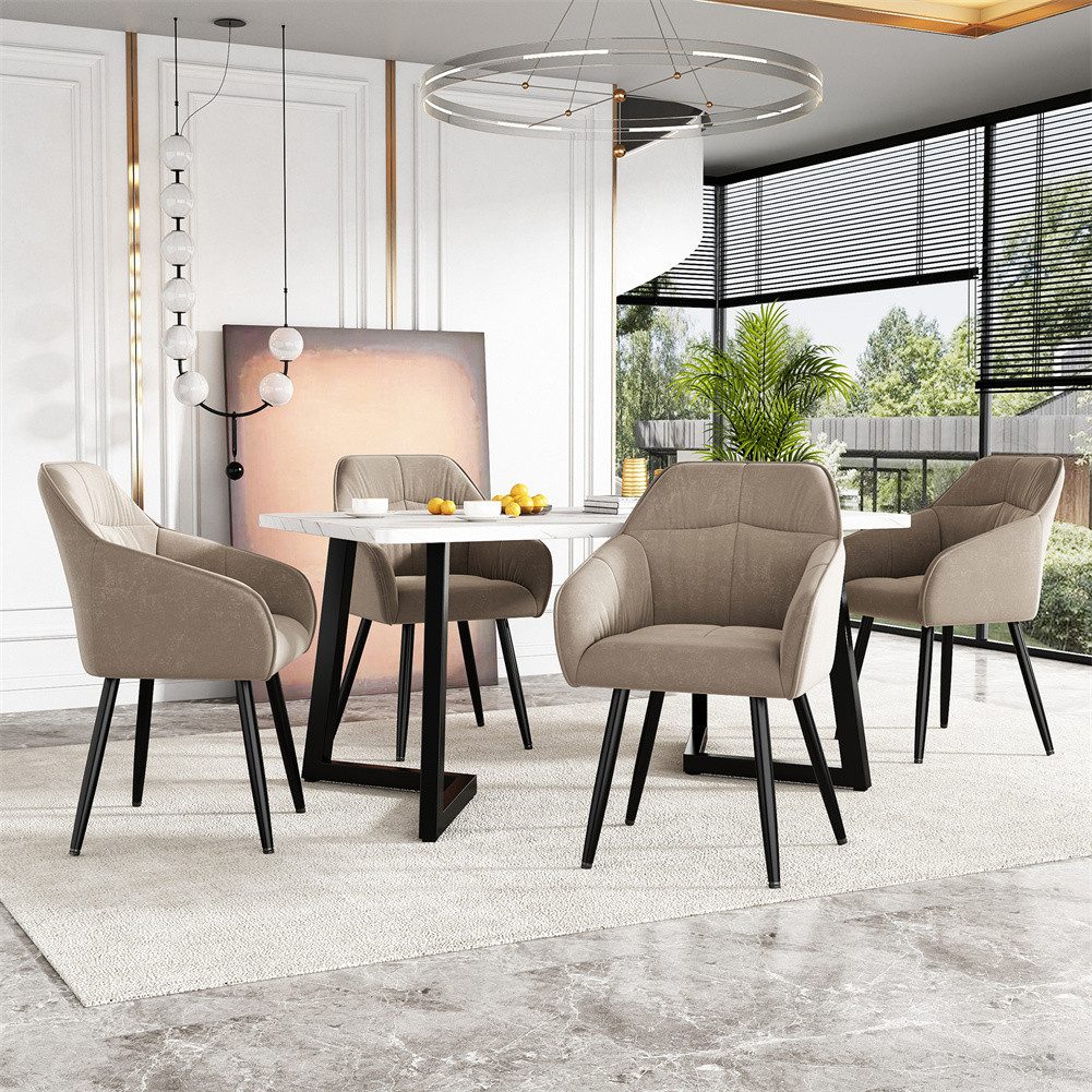 Sweiko Essgruppe Moderner Küchentisch Set, (Polsterstuhl günstig online kaufen
