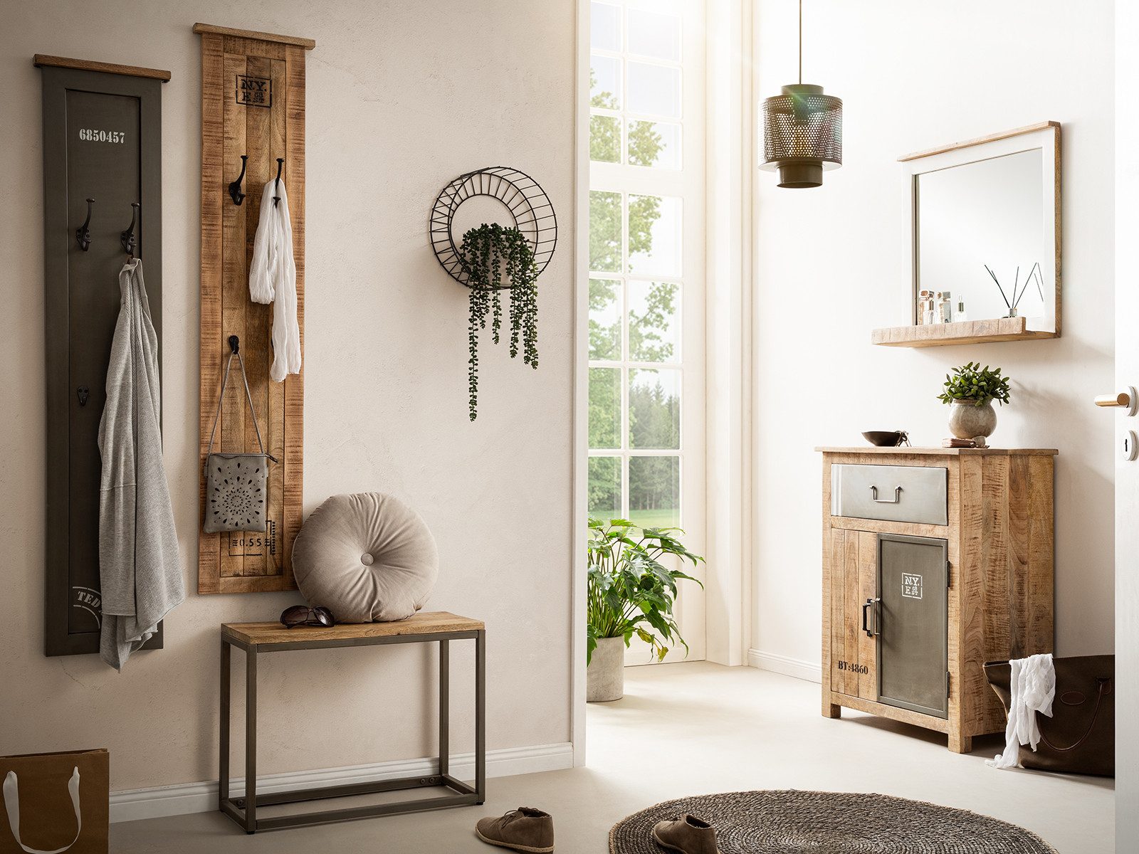 massivum Garderobe Wandpaneel Pune Mango (1 St)