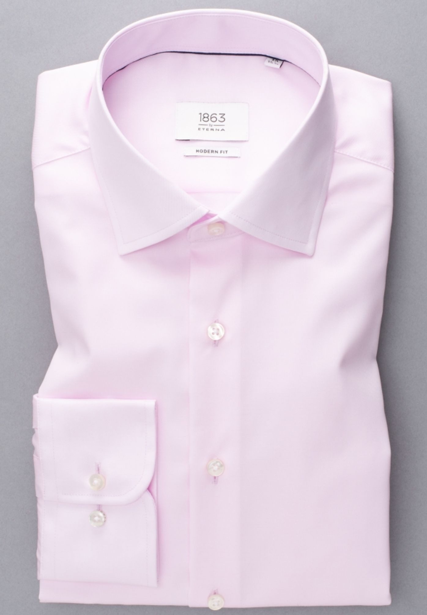 Eterna Langarmhemd Modern Fit sehr schmalHaifisch