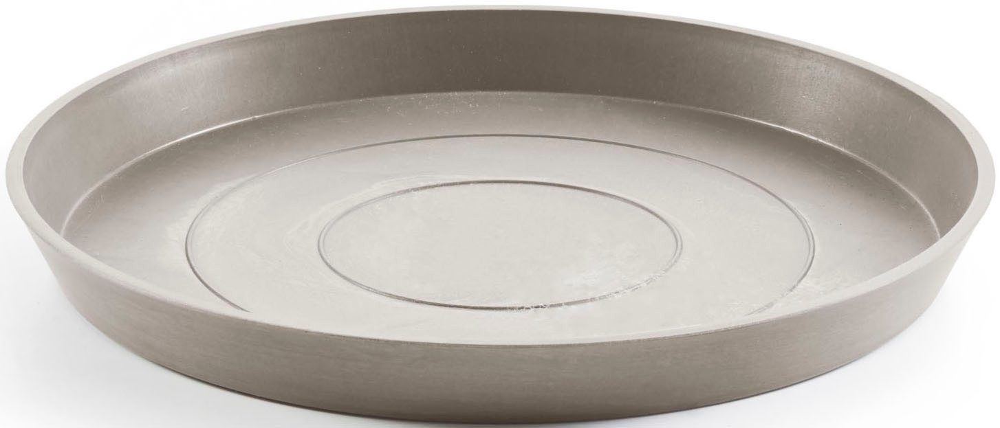 ECOPOTS Blumentopfuntersetzer ROUND SAUCER Taupe, BxTxH: 44,5x44,5x3,5 cm