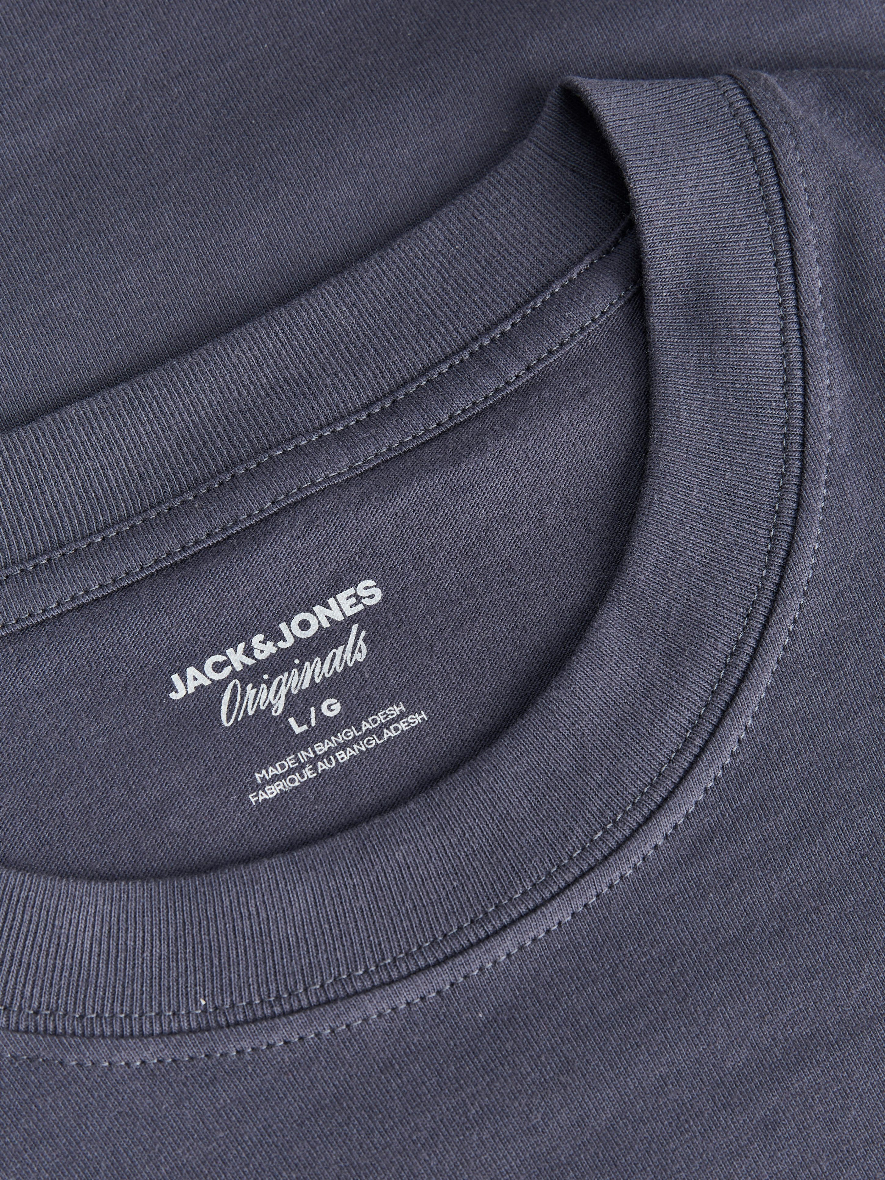 Jack & Jones Kurzarmshirt JORMAINE BACK TEE SS CREW NECK SN Baumwolle, relaxed fit – Bild 5 von 5