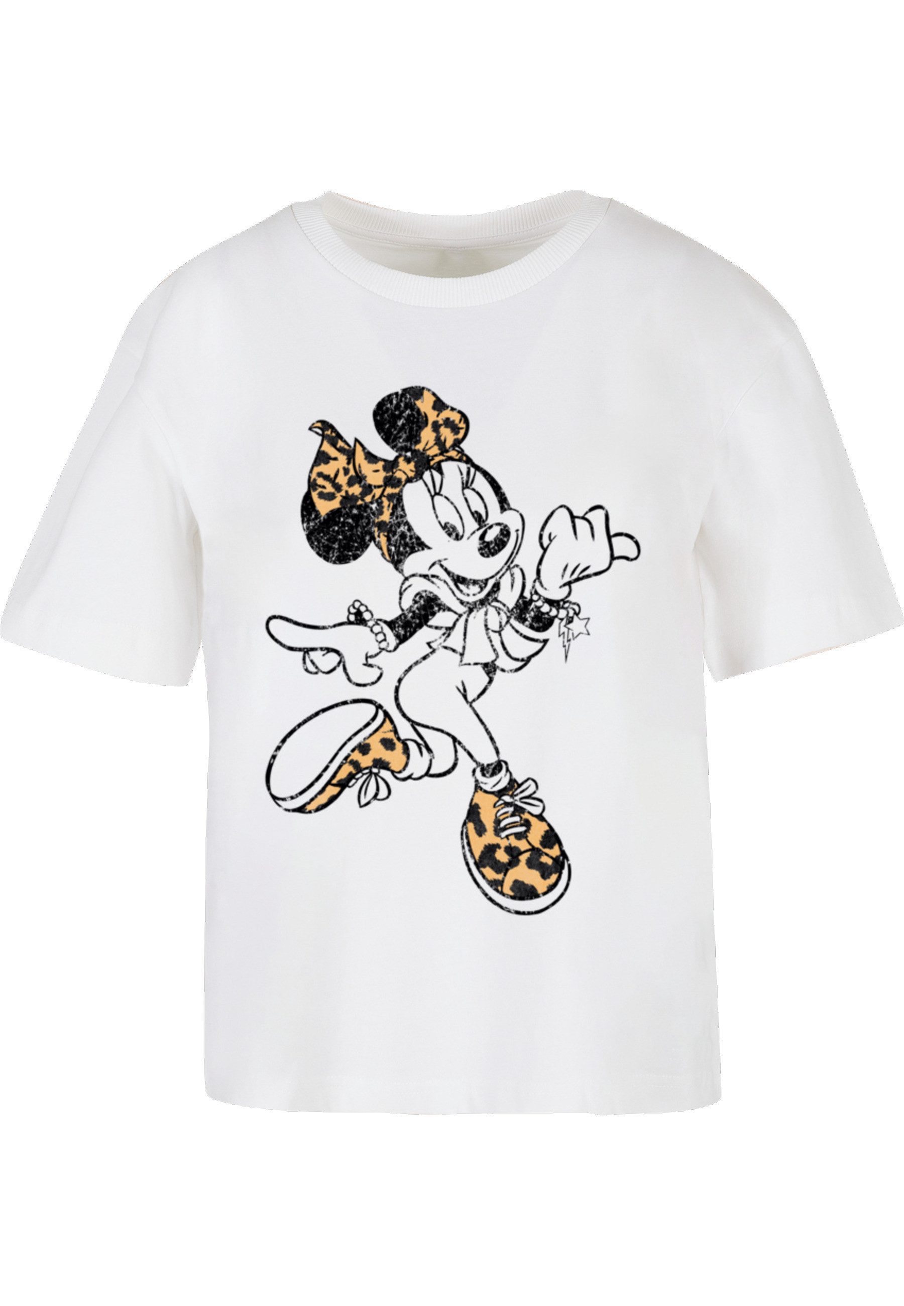 Merchcode T-Shirt Merchcode Minnie Mouse Leo Tee (1-tlg)