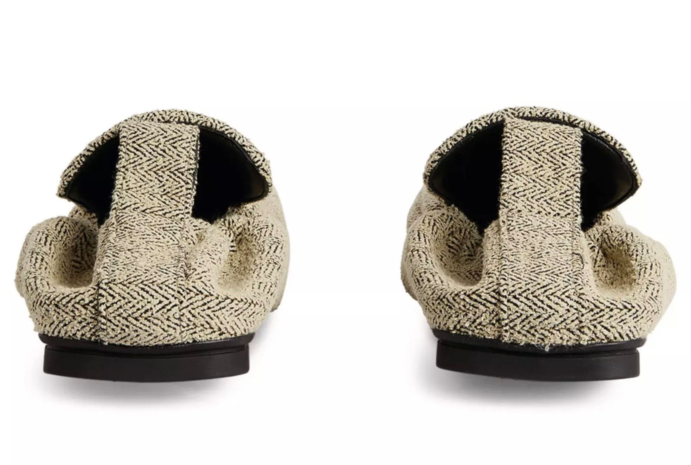 BOTTEGA VENETA Herringbone Loafers Slides Mules Pantoletten Schuhe Slip-On Sneaker minimalistisches Design mit höchstem Tragekomfort