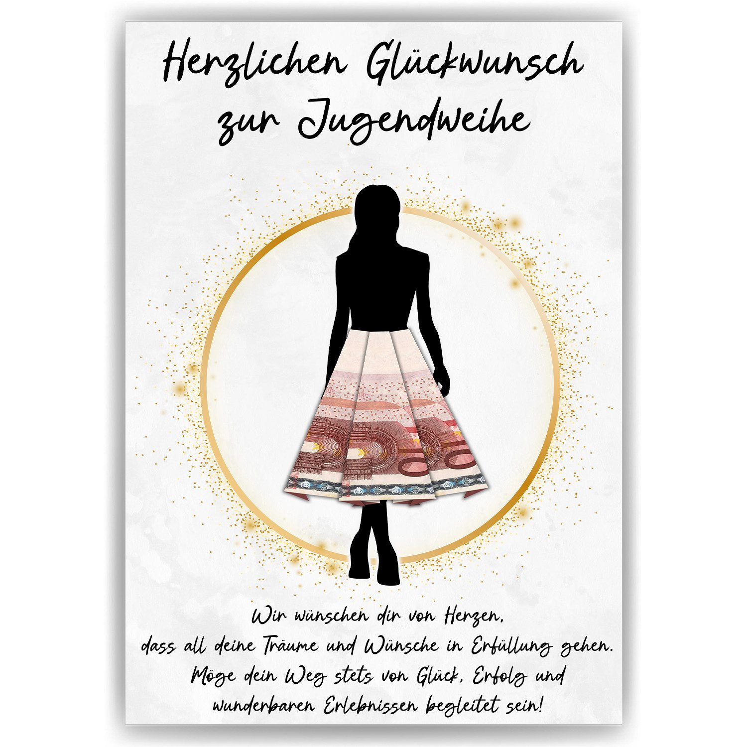 Tigerlino Poster Geldgeschenk Jugendweihe Geschenkidee Mädchen günstig online kaufen