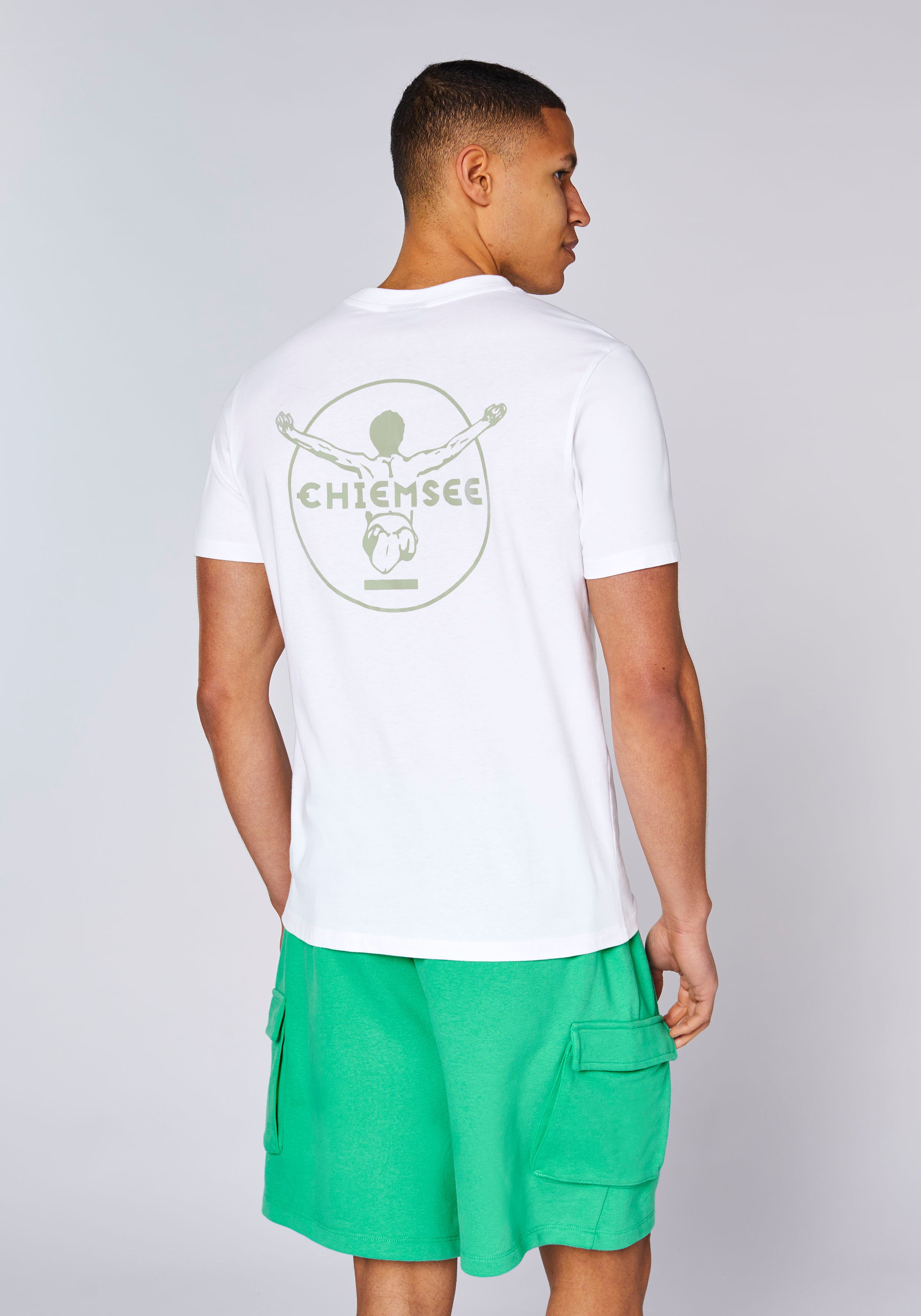 Chiemsee Print-Shirt - mit tonalem Logo Rückenprint
