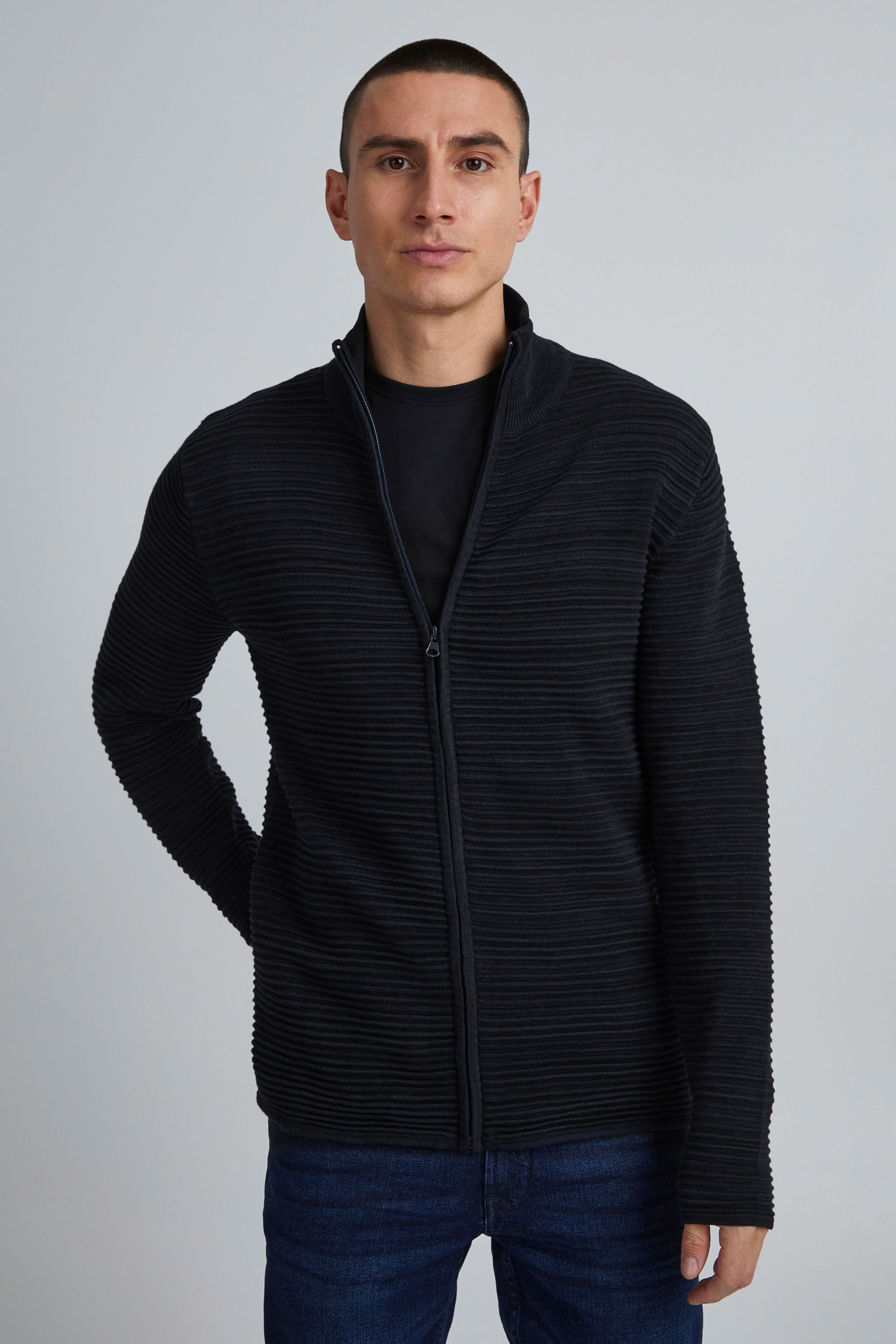 !Solid Strickjacke SDStruan Strickjacke mit Stehkragen