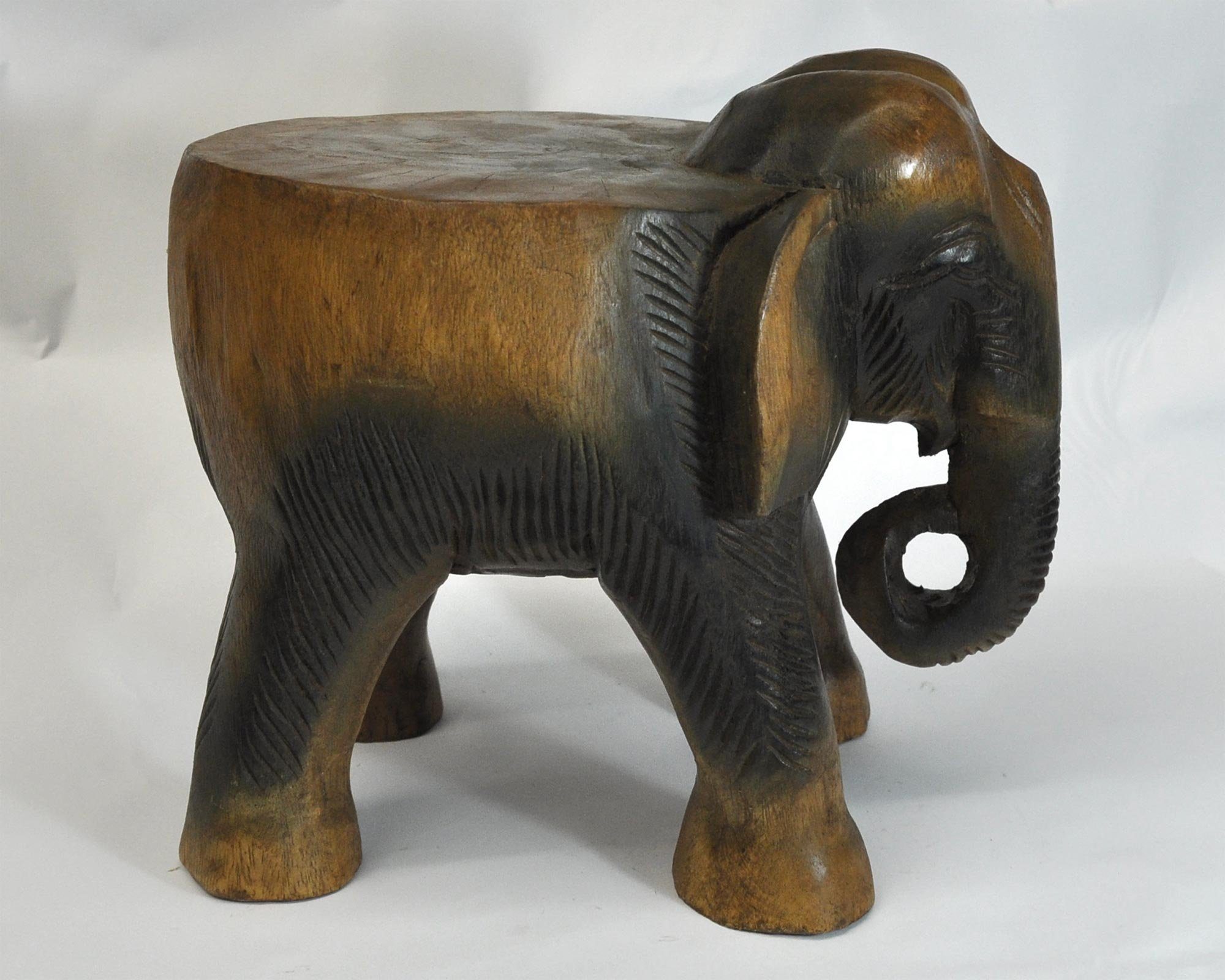 Thaiboo Blumenhocker Elefantentisch - Massivholz - Hocker - Deko - Blumenst günstig online kaufen