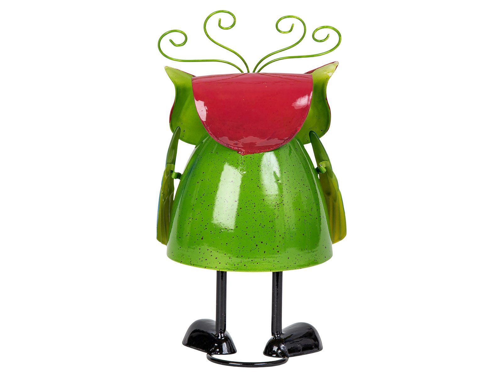 Mel-O-Design Dekofigur 5034 Bunte Metall-Eule mit großen Augen (Stück, 1 St., 1), Blickfang