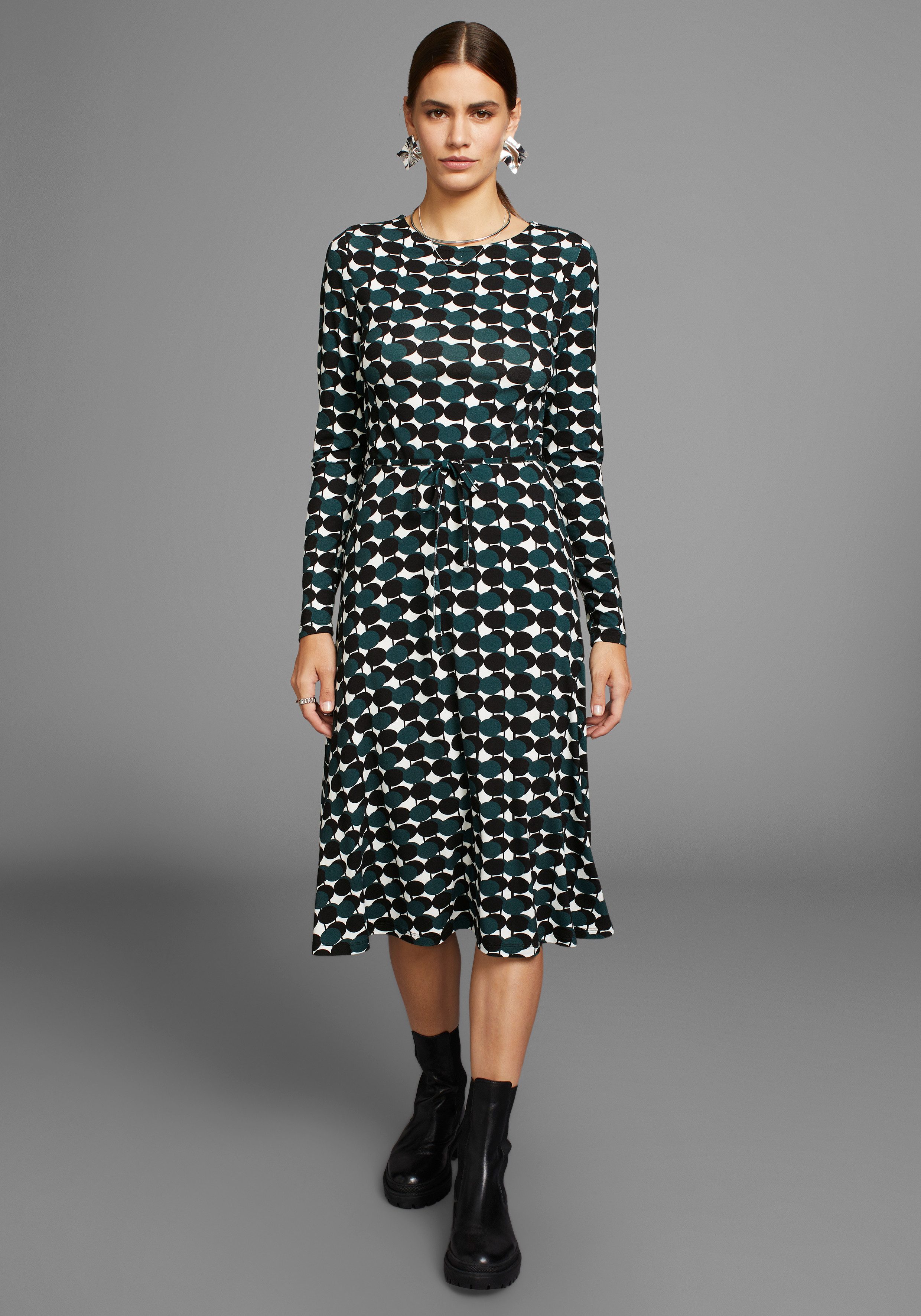 HECHTER PARIS Jerseykleid mit modernem Print günstig online kaufen