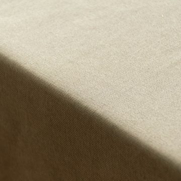 SCHÖNER LEBEN. Tischdecke Tischdecke aus Canvas uni olivgrün in div. Größen von SCHÖNER LEBEN., handmade