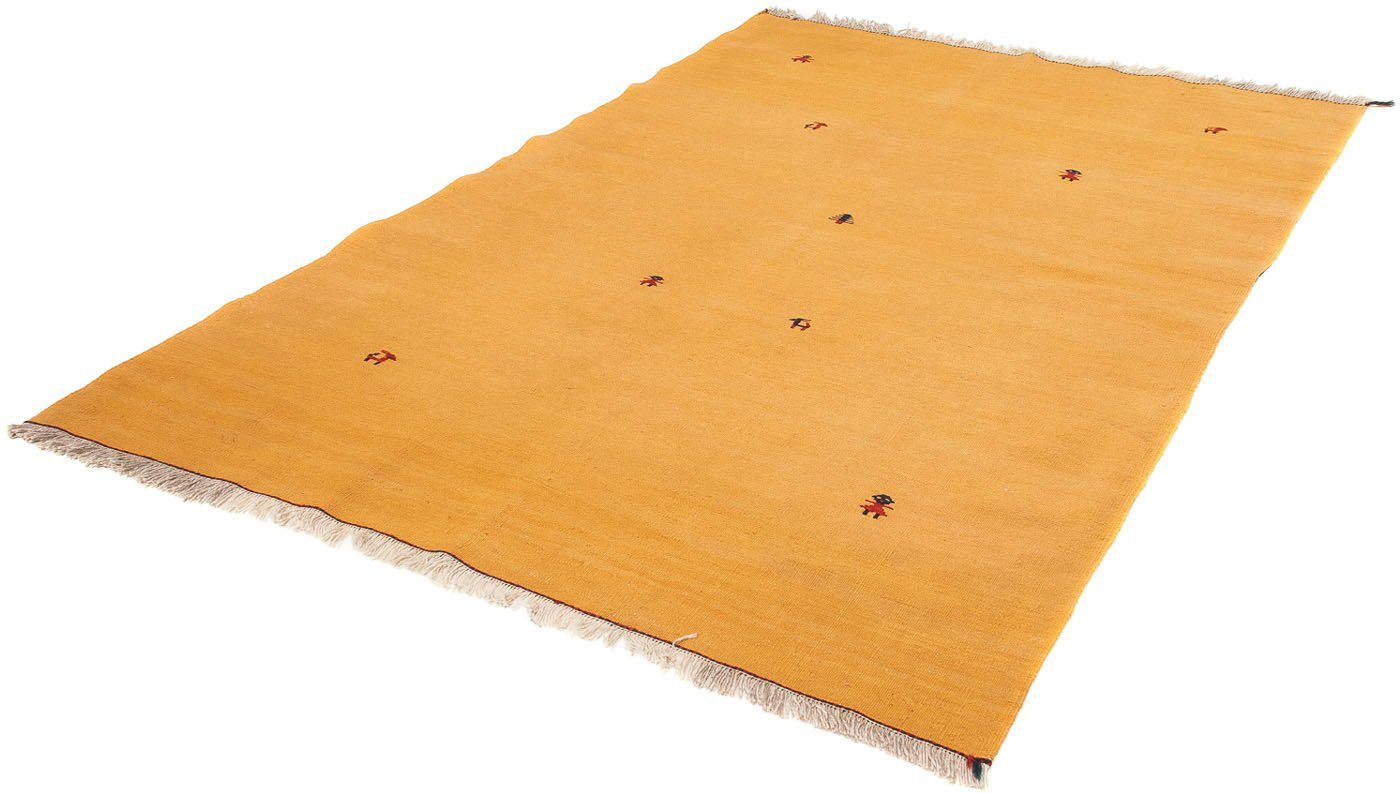 Wollteppich Kelim - Oriental - 216 x 152 cm - braun, morgenland, rechteckig, Höhe: 6 mm, Wohnzimmer, Einzelstück
