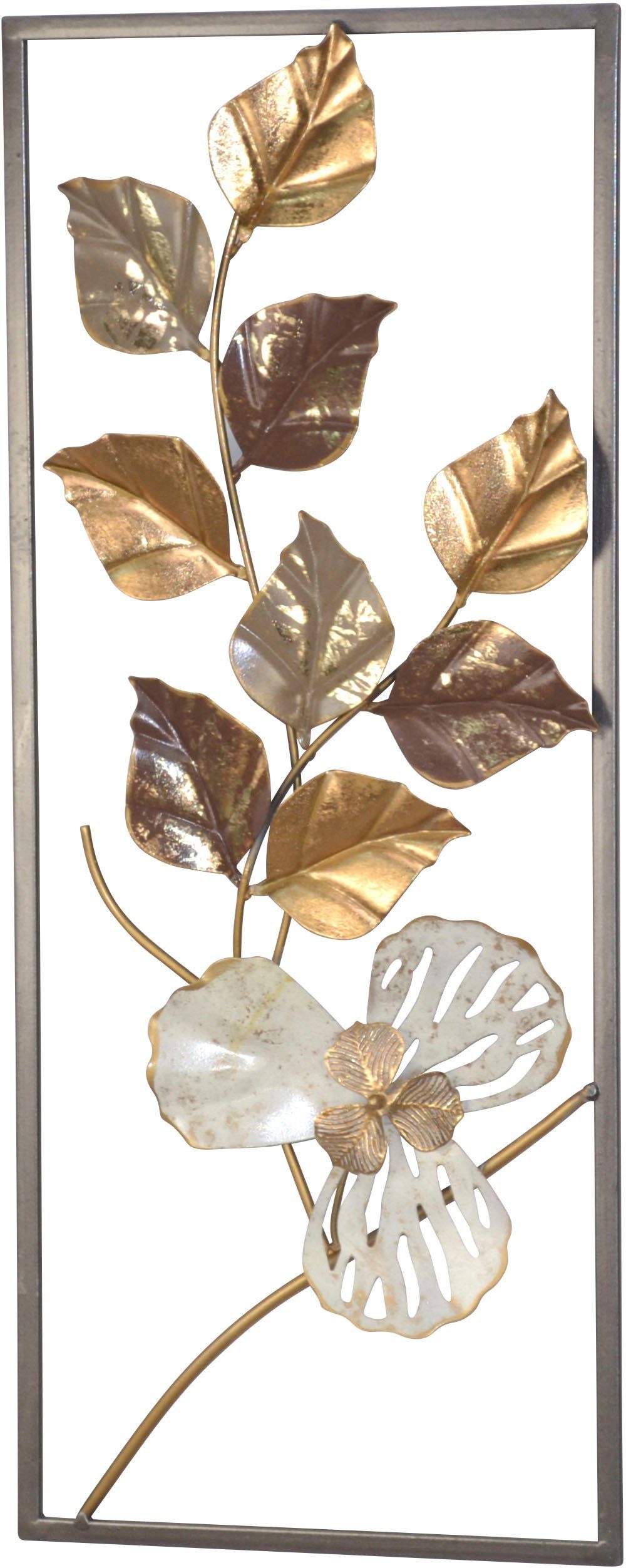 HOFMANN LIVING AND MORE Wanddekoobjekt Wanddekoration (1 St), Blätterdeko, günstig online kaufen