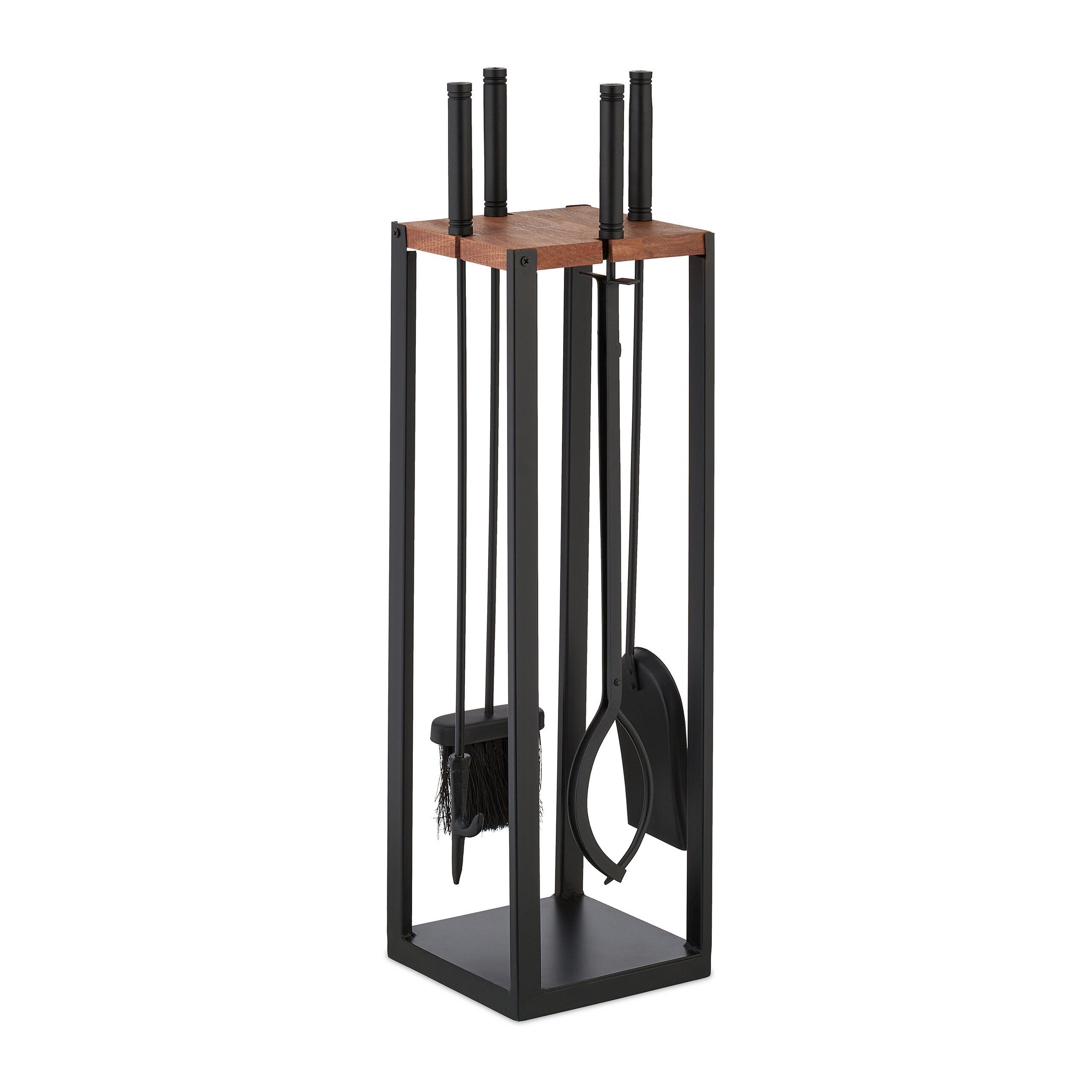 relaxdays Kamingarnitur 5-teiliges Kaminbesteck günstig online kaufen