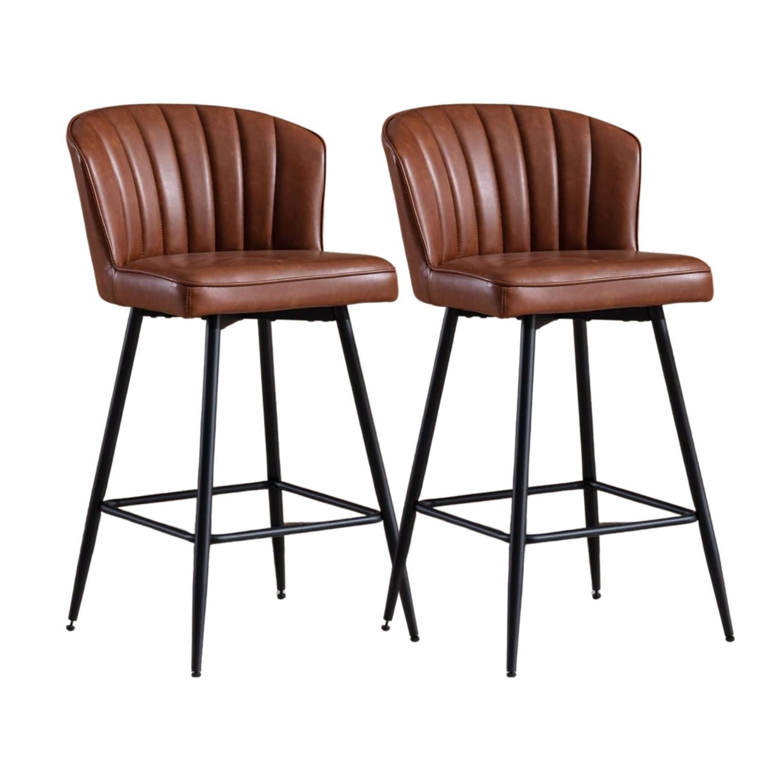 CHAIRUS Barhocker 2er-Set PU-Leder Barhocker mit günstig online kaufen