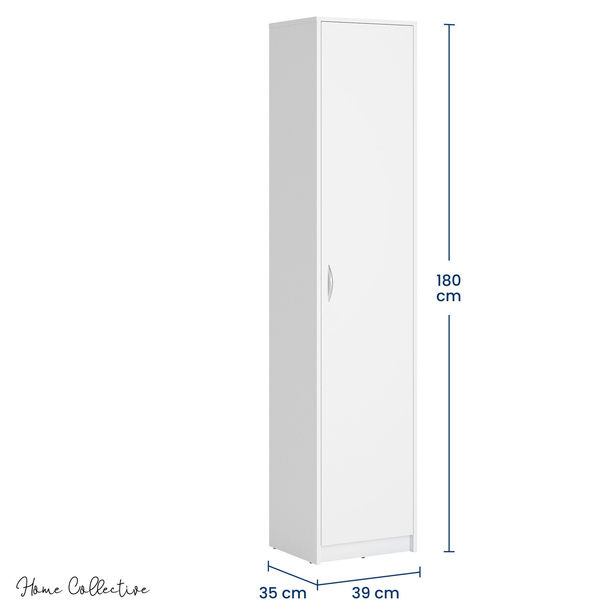 Home Collective Regal mit 5 Ebenen Aktenschrank mit 4 Einlegeböden und 1 Tü günstig online kaufen