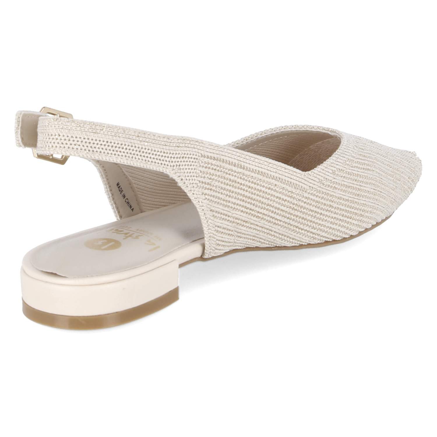 La Strada La Strada Slingballerinas 2501237 4021 Damen Textil beige Slingpumps – Bild 4 von 5