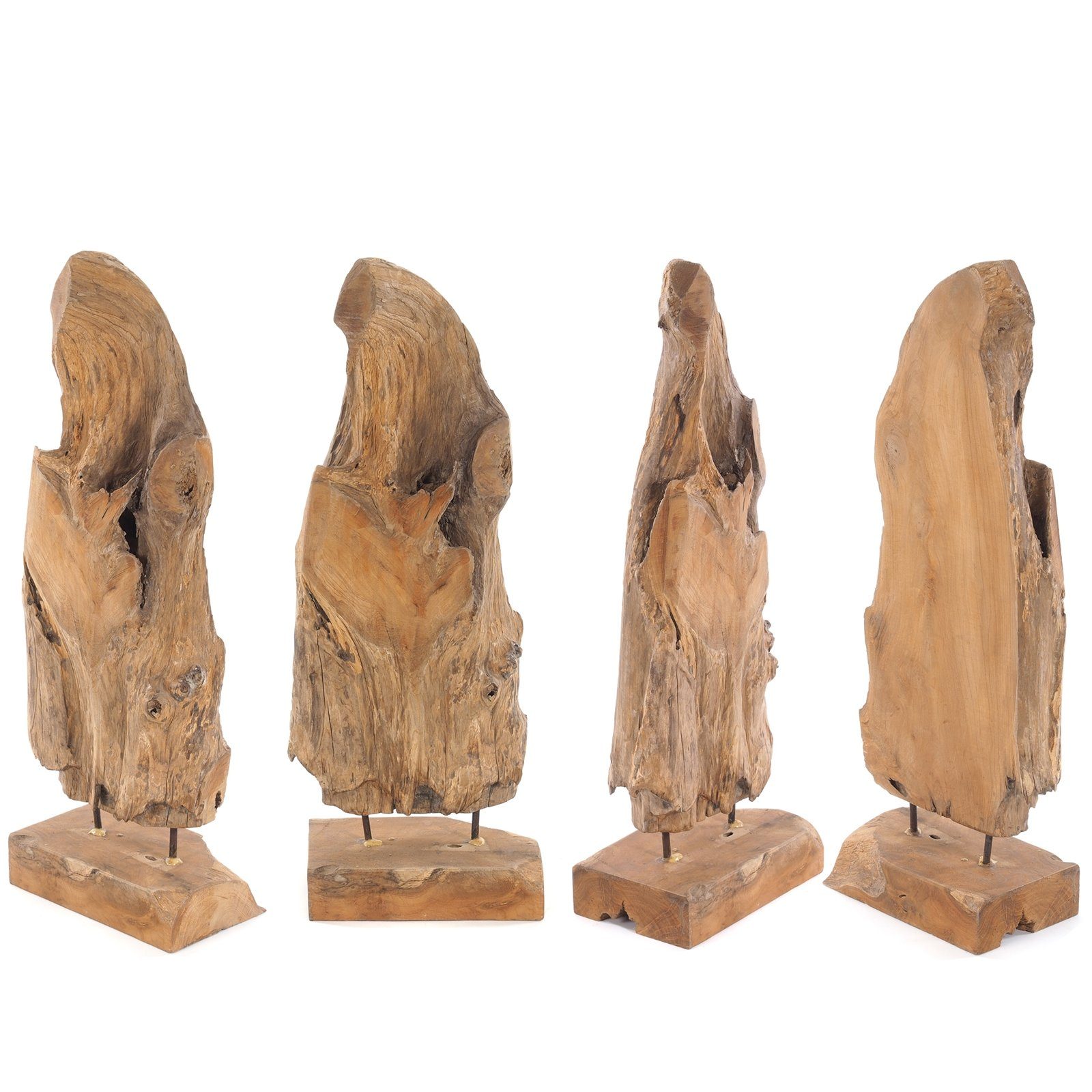 DESIGN DELIGHTS Skulptur TREIBHOLZ SKULPTUR "ROOTS 80", Holz massivholz rustikal, Dekofigur