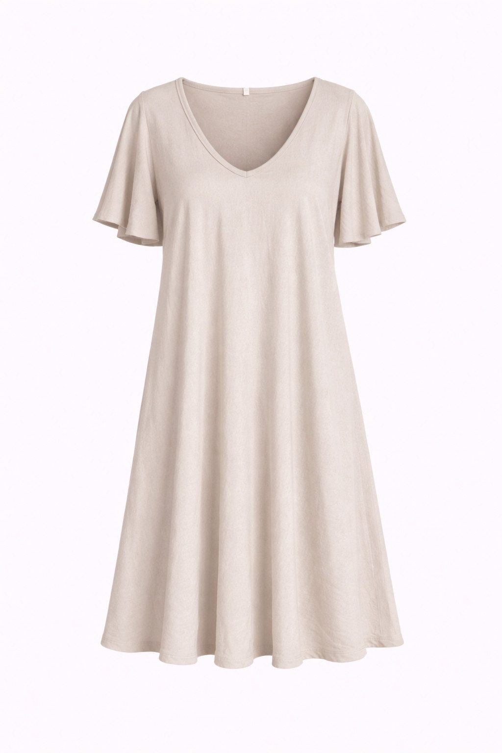 ITALY VIBES Sommerkleid - Kleid - Midikleid - Tunikakleid Damen - Schlupfkleid mit Flügelärmel ONE SIZE / passend für Größe M - XXL