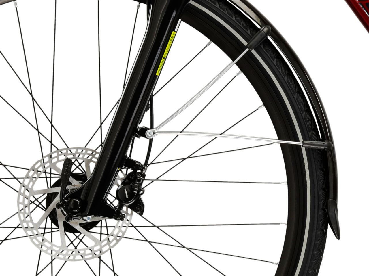 Kross Trekking Bike Men's Trekking Bike 28" Trans 4.0 Red 24 Gears, 24-Speed ​​Shimano ACERA M3020 Derailleur, Derailleur Gears