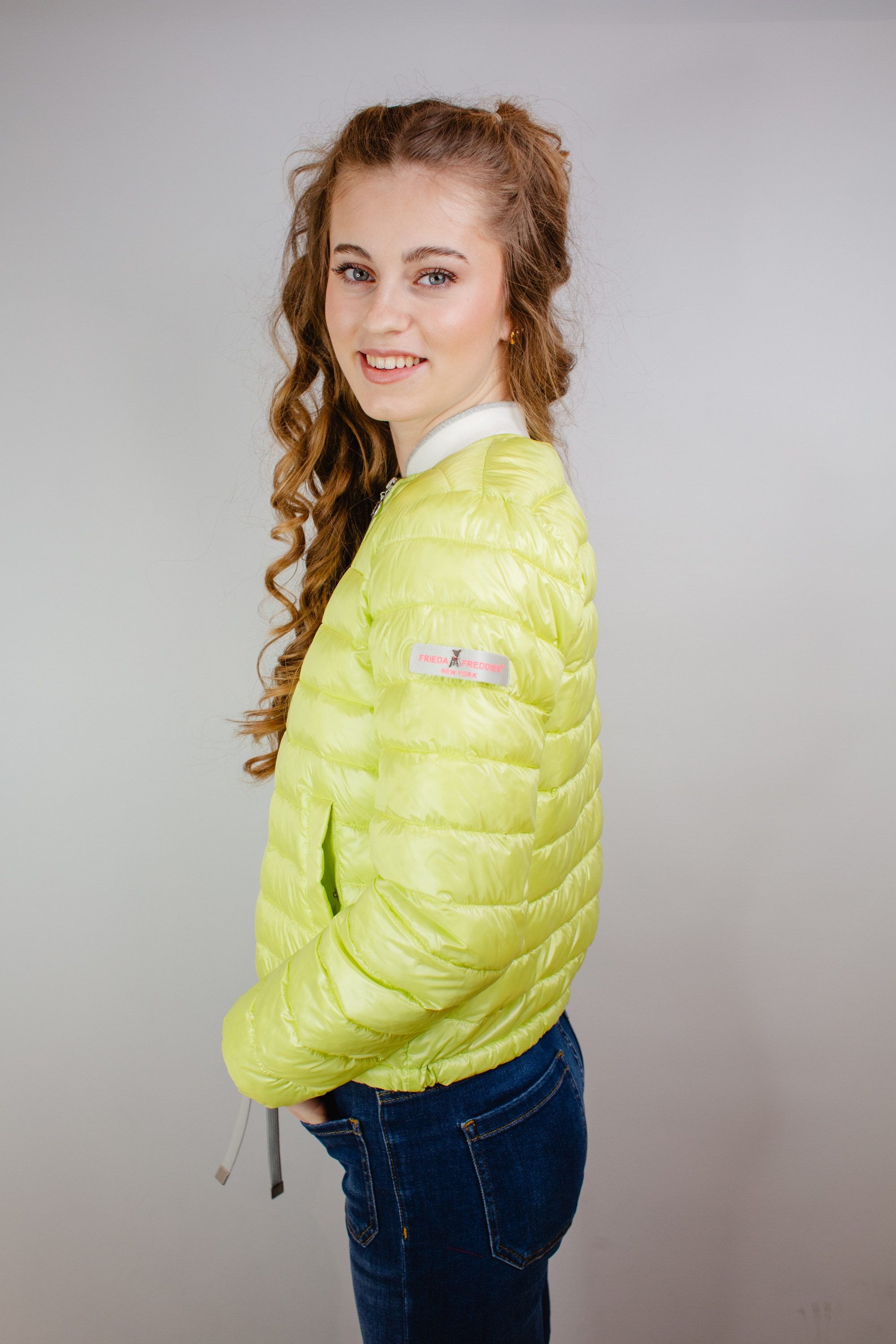 Frieda Freddies Langmantel Popjacke FRIEDA FREDDIES lime