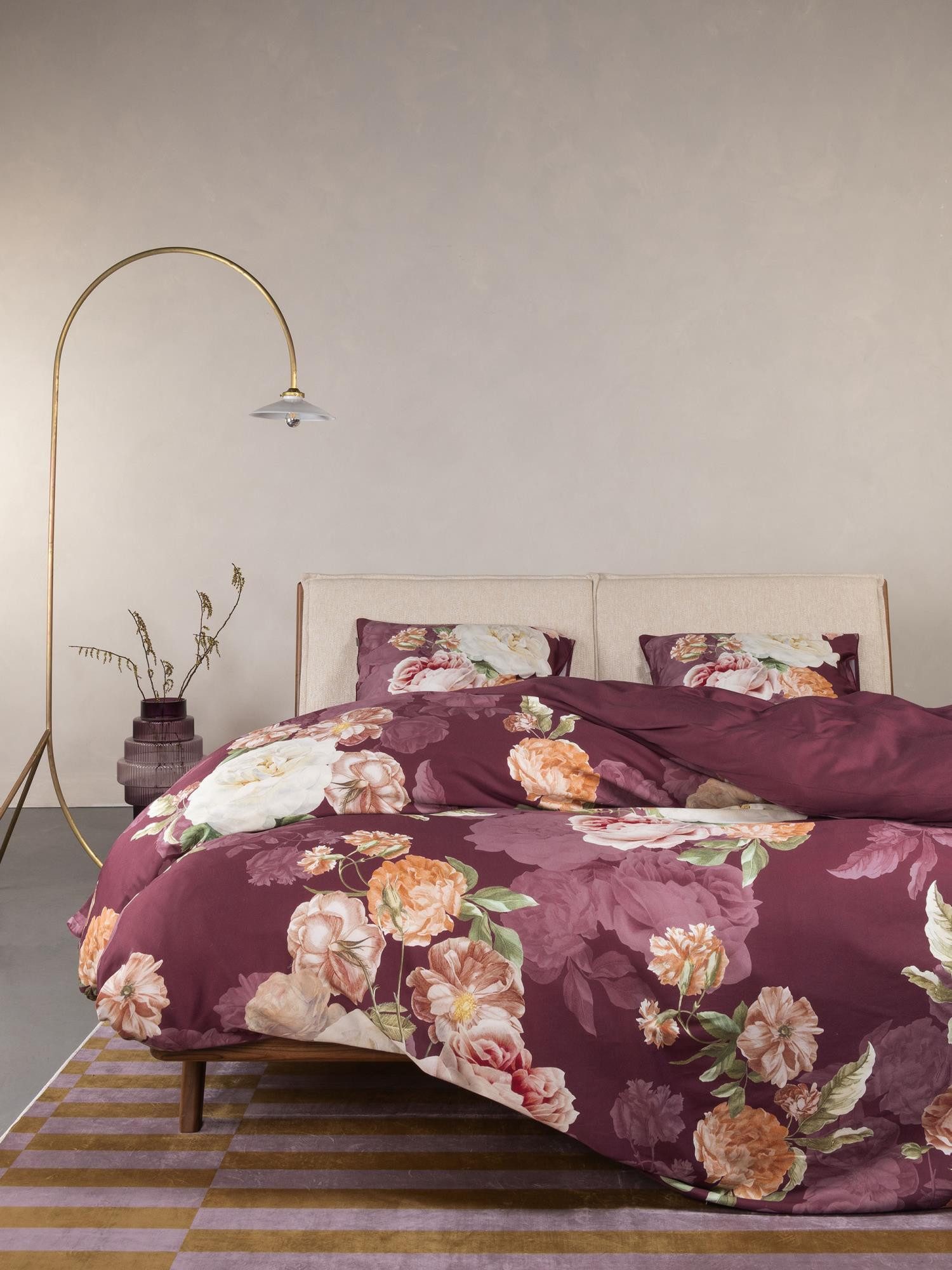 Essenza Bettwäsche Orianna, Satin, 2 teilig, mit floralem Muster