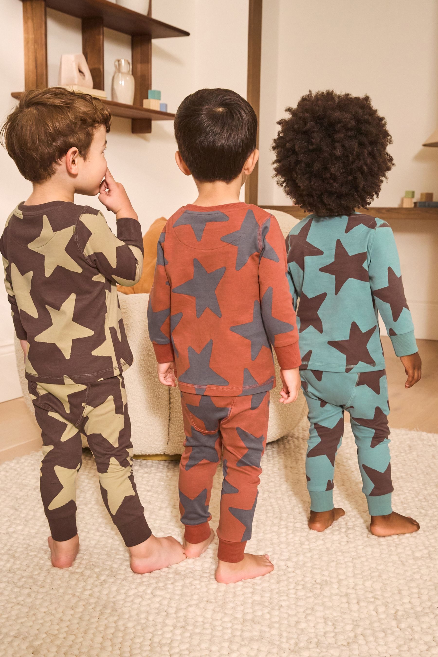 Next Pyjama 3er-Pack Langarm-Schlafanzüge (6 tlg) günstig online kaufen
