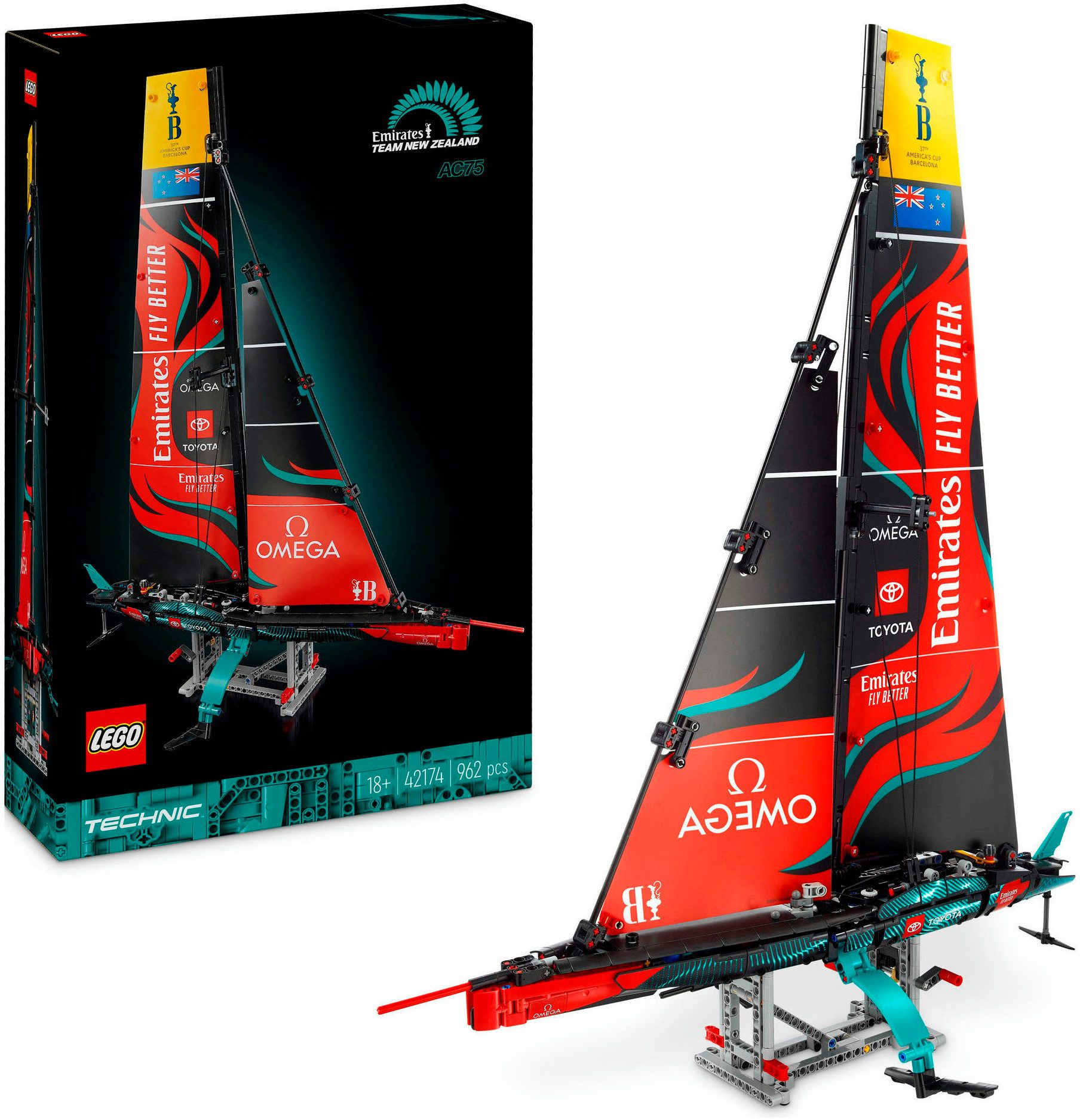 LEGO® Emirates Team New Zealand AC75 Rennjacht (42174), LEGO Technic Konstr günstig online kaufen