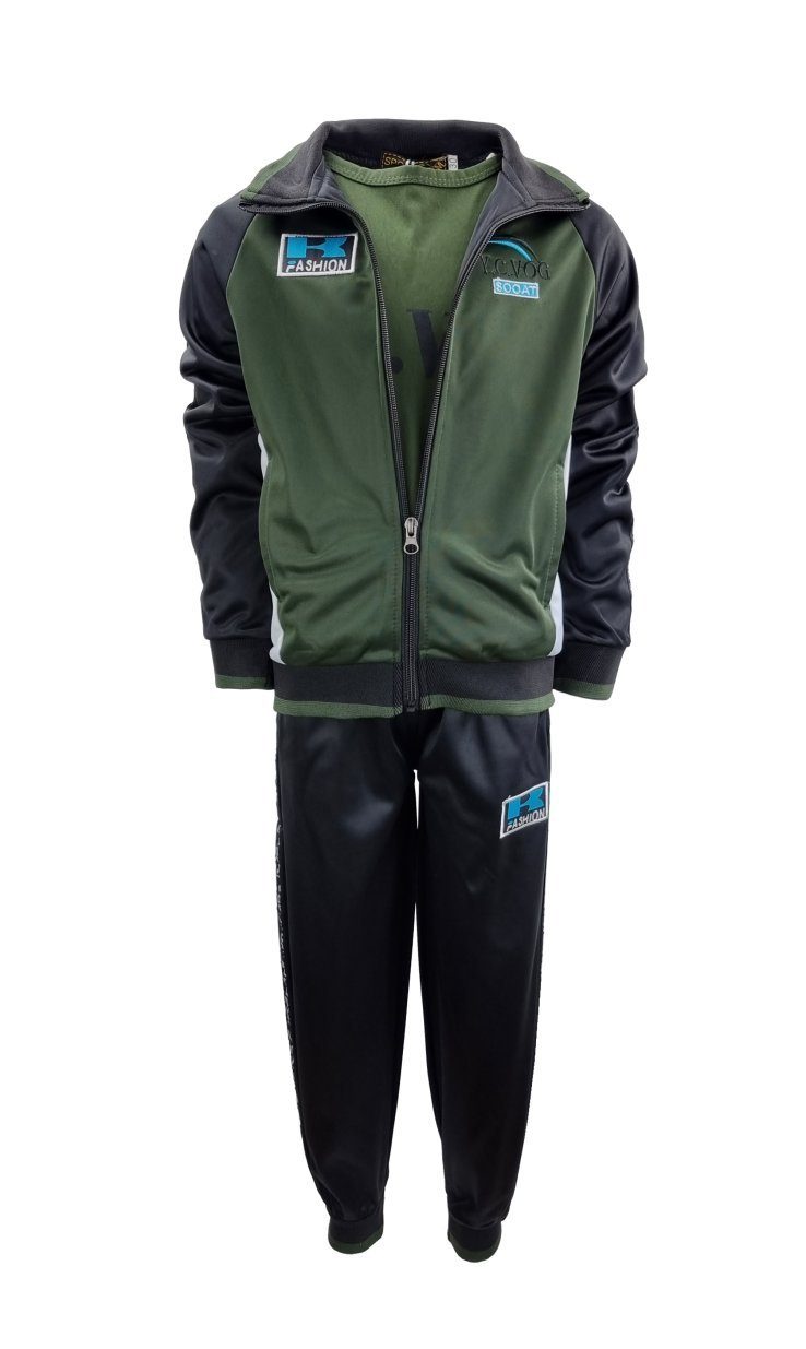 Jogginganzug Kinder Freizeitanzug für Jungen 3 Teiler jf50