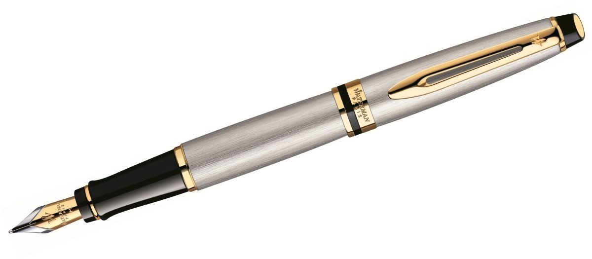 Waterman Füllfederhalter Füllhalter Expert M Edelstahl C.C. M