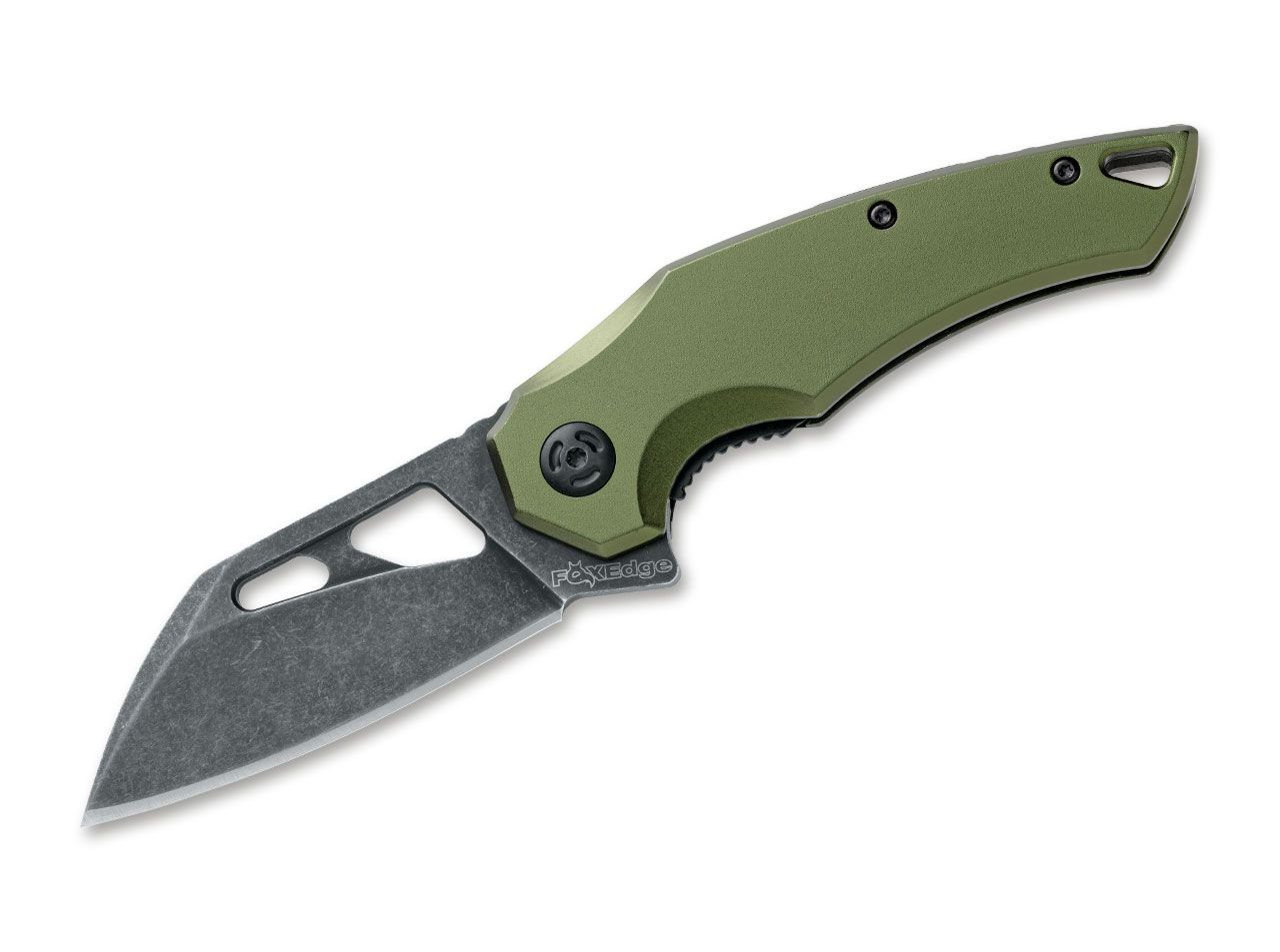 Fox Knives Taschenmesser FoxEdge Atrax Aluminium OD Green FE-026 AOD