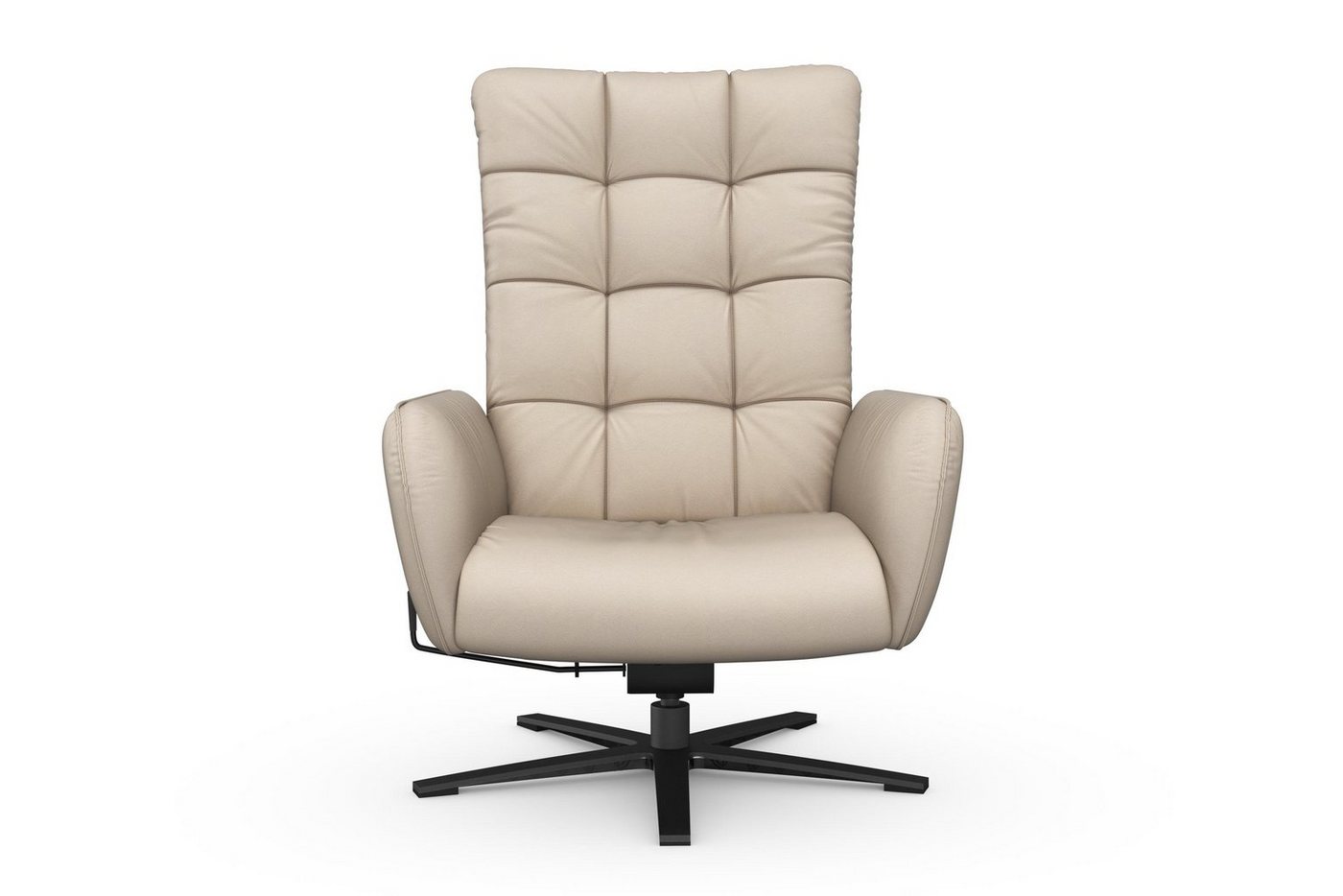 W.SCHILLIG Sessel »deXxter«, mit Wipp-Dreh-Funktion, mit Steppung am Rückenteil, Gestell Schwarz pulverbeschichtet-kaufen
