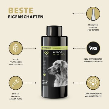 Peticare Zeckenschutzmittel Zecken, Milbenschutz Spot-On für Hunde - petDog Protect 2161, 100 ml