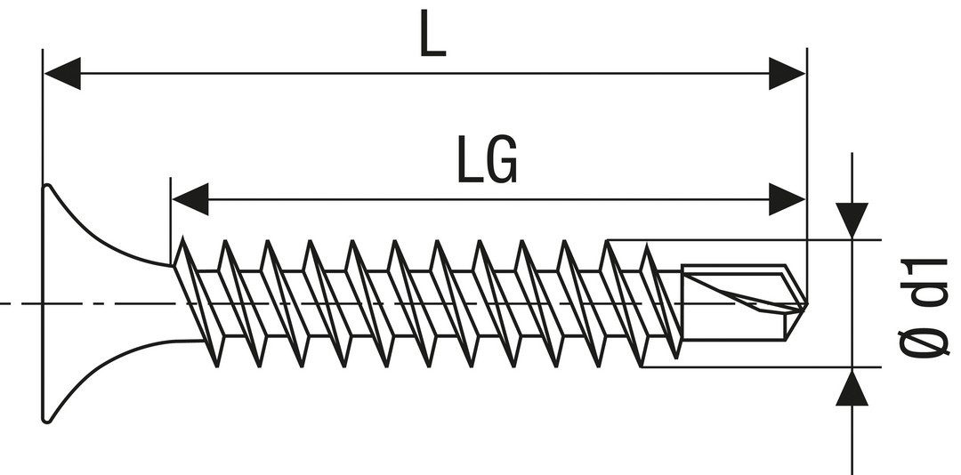 SPAX Schnellbauschraube Trockenbauschraube, Kreuzschlitz H2, (500 St)