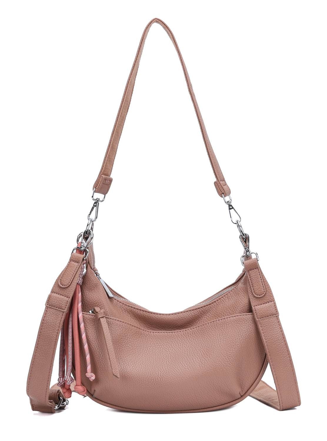 ITALYSHOP24 Schultertasche Damen Tasche Crossbody MOON günstig online kaufen