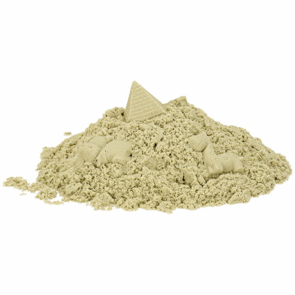 Ikonka Knetsand Spielsand Modelliersand Therapiesand (Spar-Set, 1-tlg., 1 kg formbar), formbar, klebt nicht, trocknet nicht aus, abwaschbar