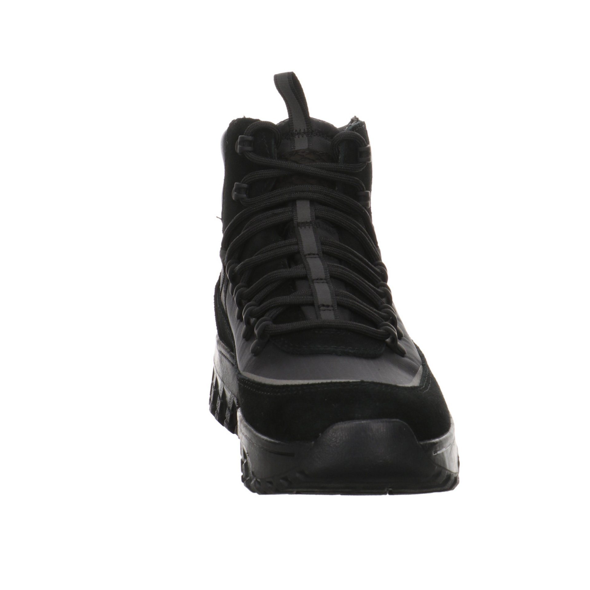 WODEN Stiefeletten Schnürstiefelette Tessa Boots Damen black Leder-/Textilkombination Schuhe