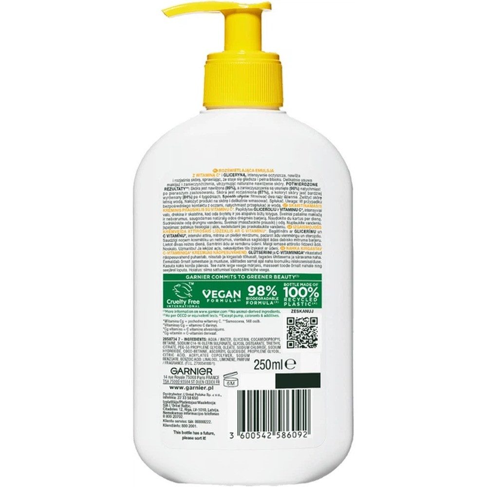 GARNIER Gesichtsreinigungsgel GARNIER Haut Naturals Brighteninig Vitamin C