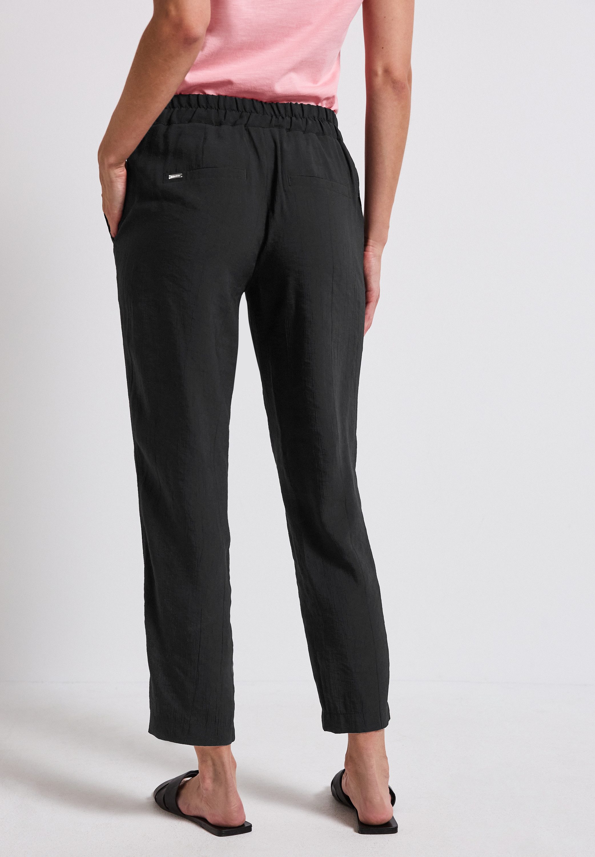 STREET ONE Röhrenhose, mit Elastikbund günstig online kaufen