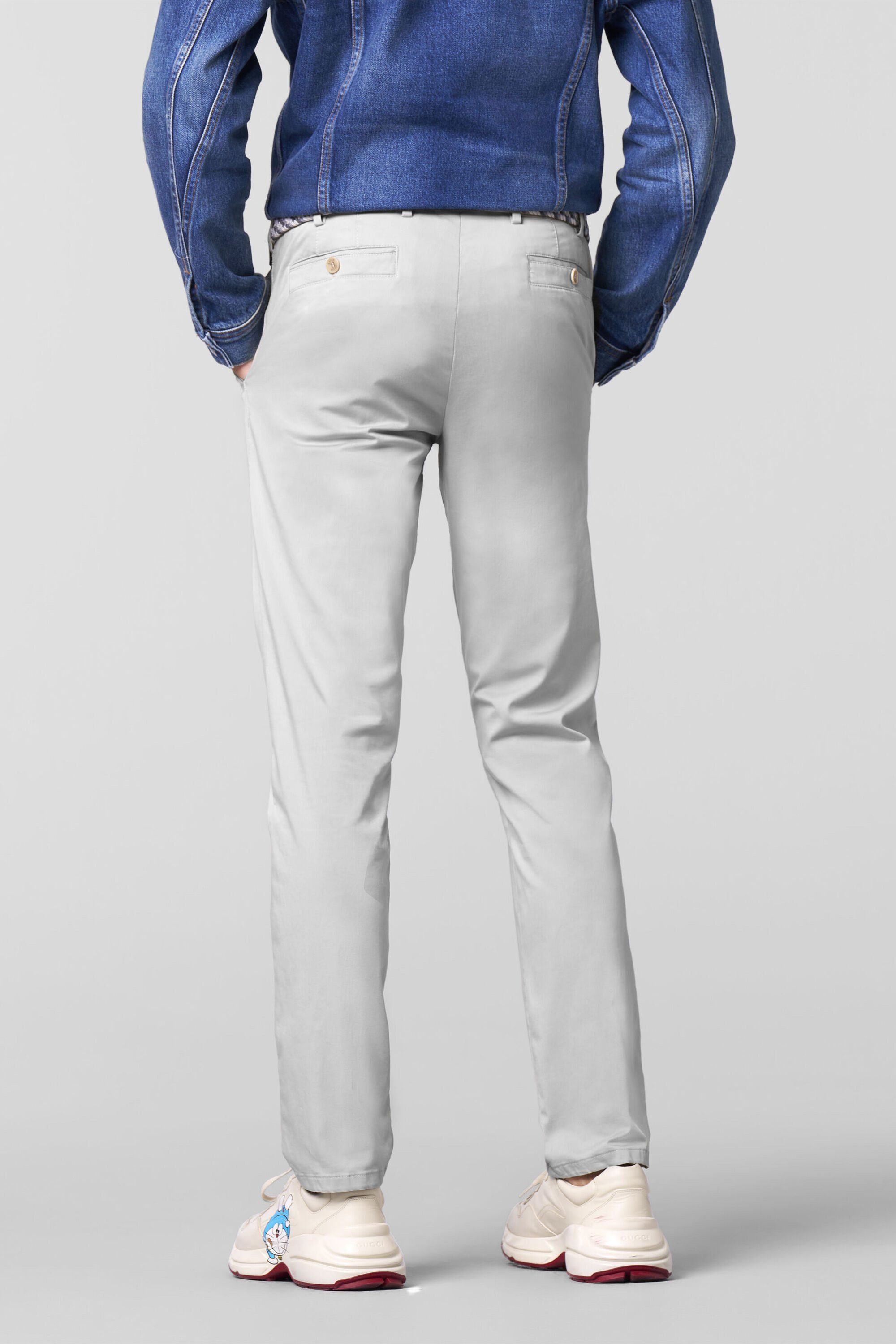 MEYER Chinos NEW YORK Art.1-8130 mit buntgewebtem Innenfutter