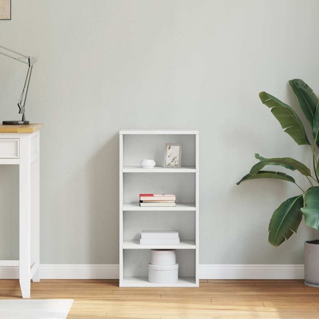 vidaXL Beistellschrank Beistellschrank ODDA Weiß 40x24x79 cm Massivholz Kie günstig online kaufen