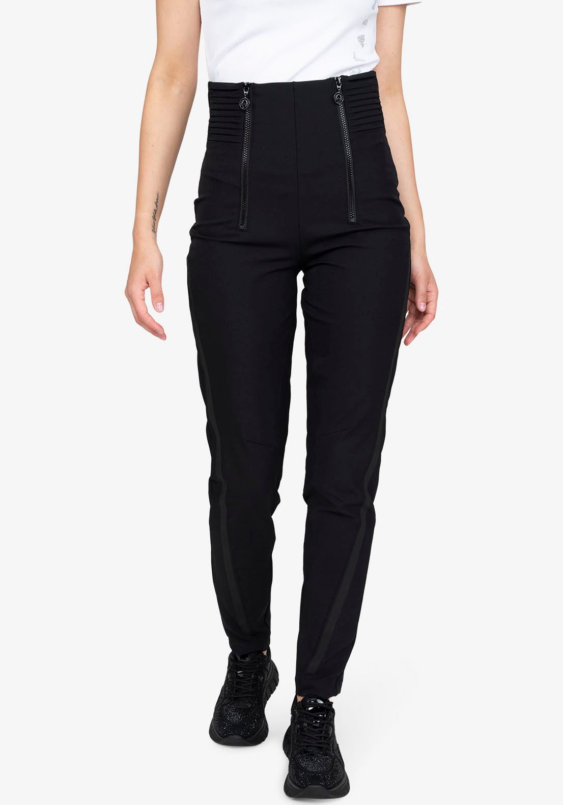 Sportalm Kitzbühel Röhrenhose mit zwei Reißverschlüssen vorne günstig online kaufen