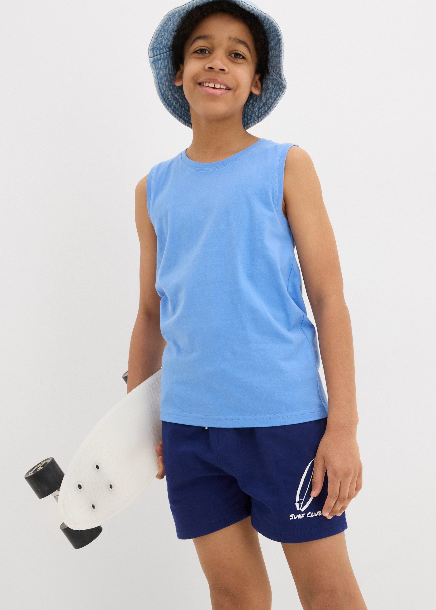 bonprix Tanktop (Packung, 5er) aus Baumwolle, ärmellos, Regular Fit, im 5er-Pack